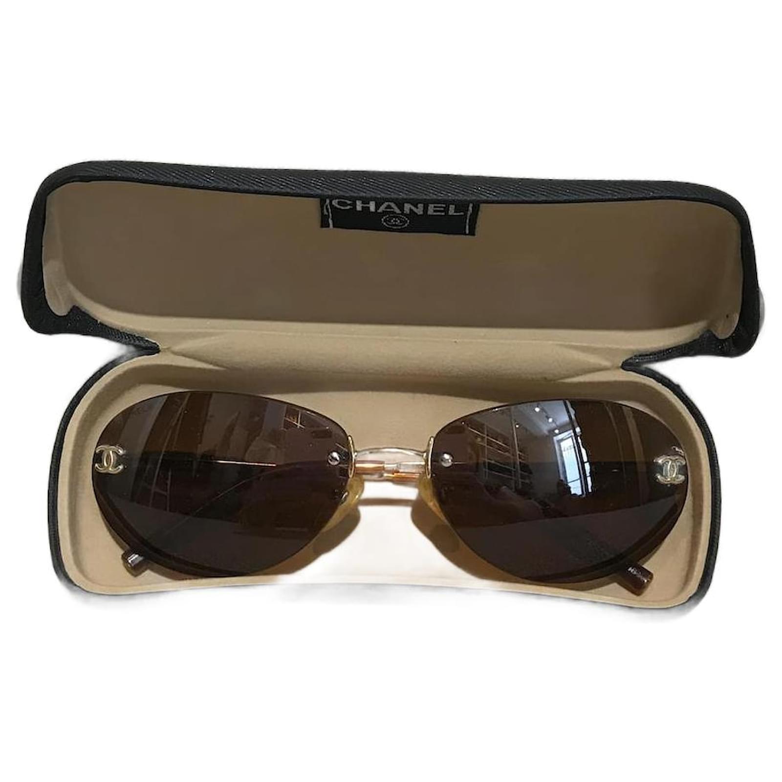 CHANEL brown tortoise ROUND Sunglasses 5391-H at 1stDibs