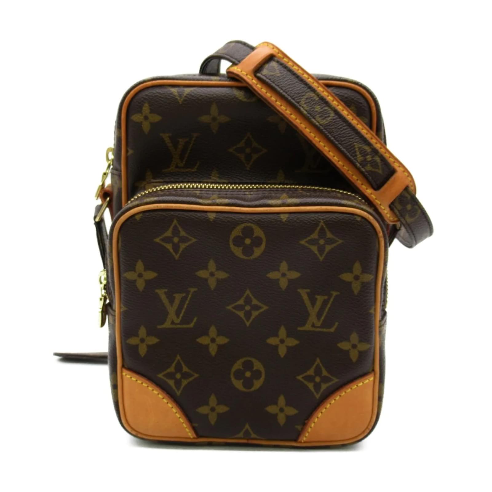 Louis Vuitton  M45236 Monogram Canvas Crossbody Bag Brown