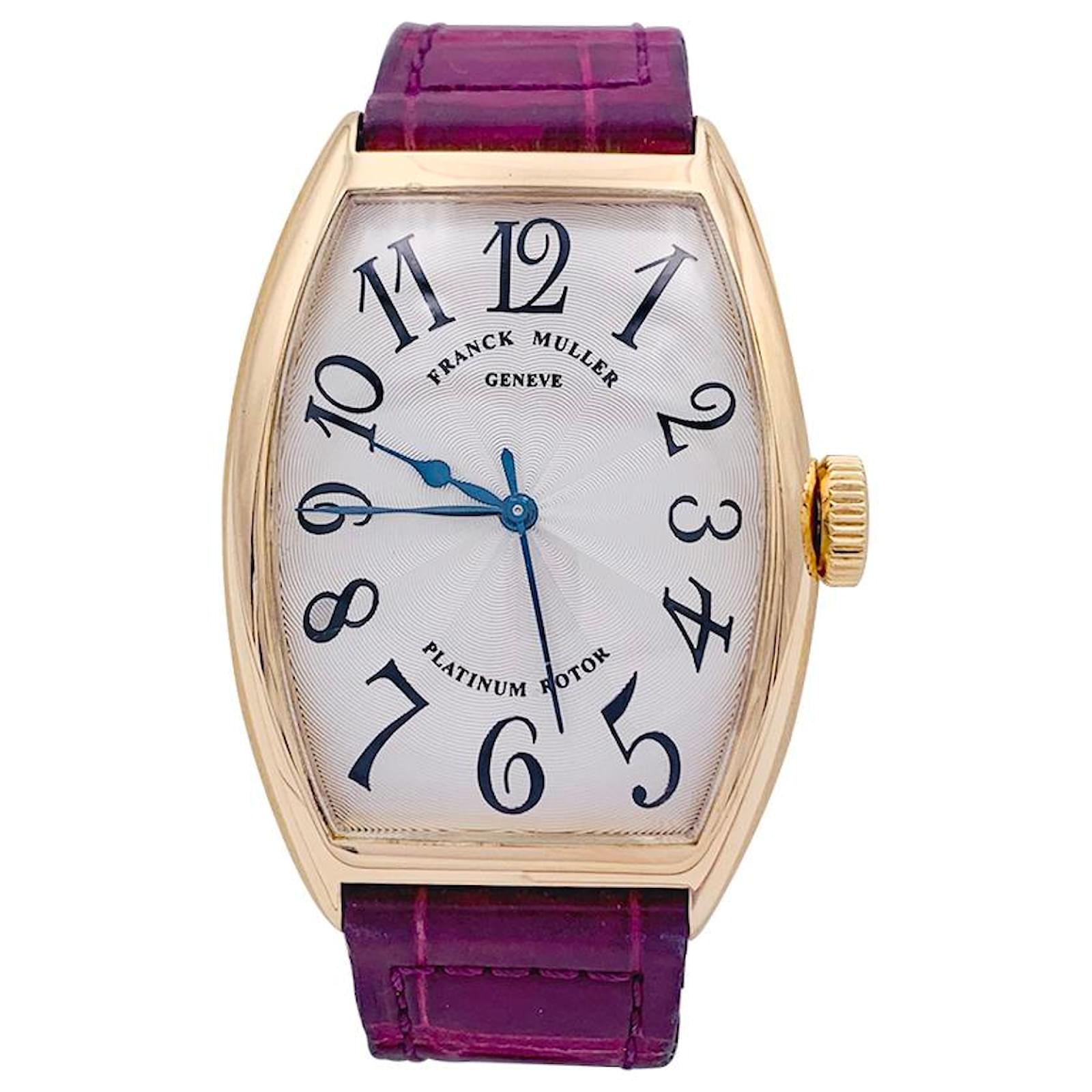 Montre Franck Muller, “Master of Complications”, or rose, Or