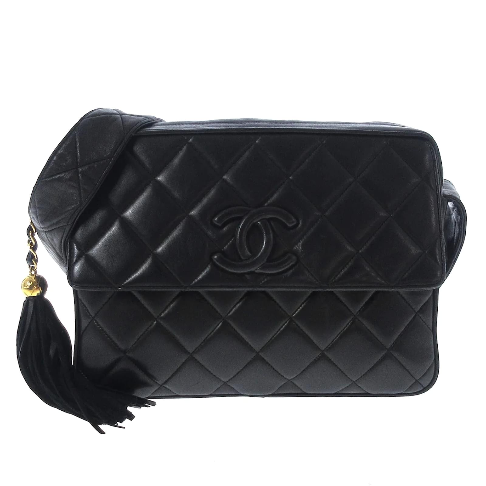 Chanel Matrasse Shoulder Bag Black Leather ref.928455 - Joli Closet