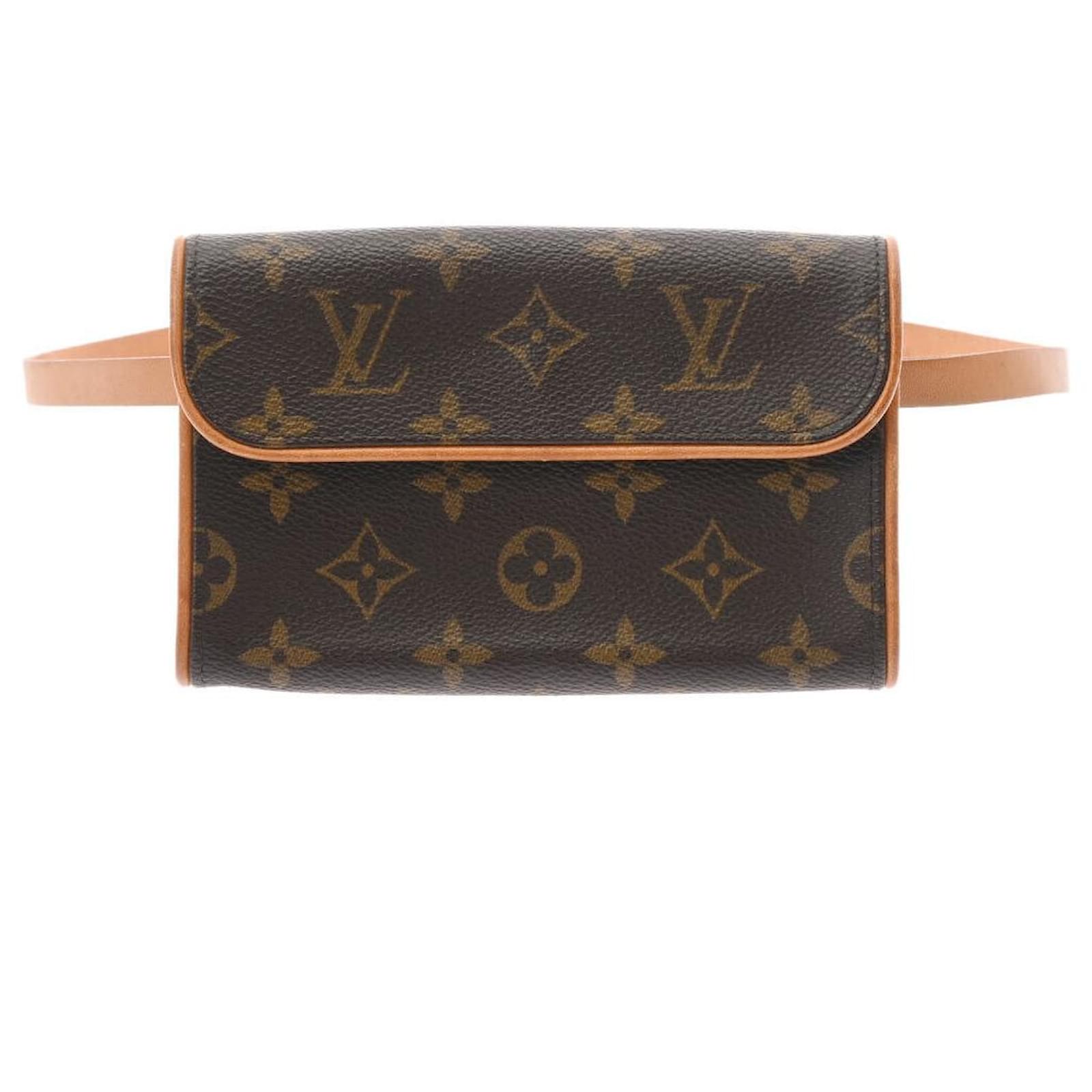 Louis Vuitton Brown Monogram Coated Canvas Pochette Florentine