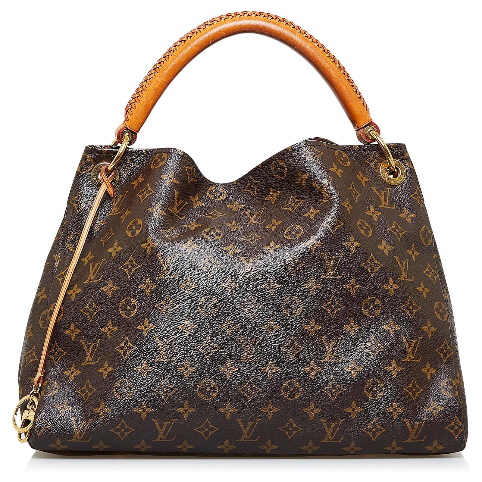 Handbags Louis Vuitton Louis Vuitton Damier Azur Artsy mm Shoulder Bag N41174 LV Auth 26788