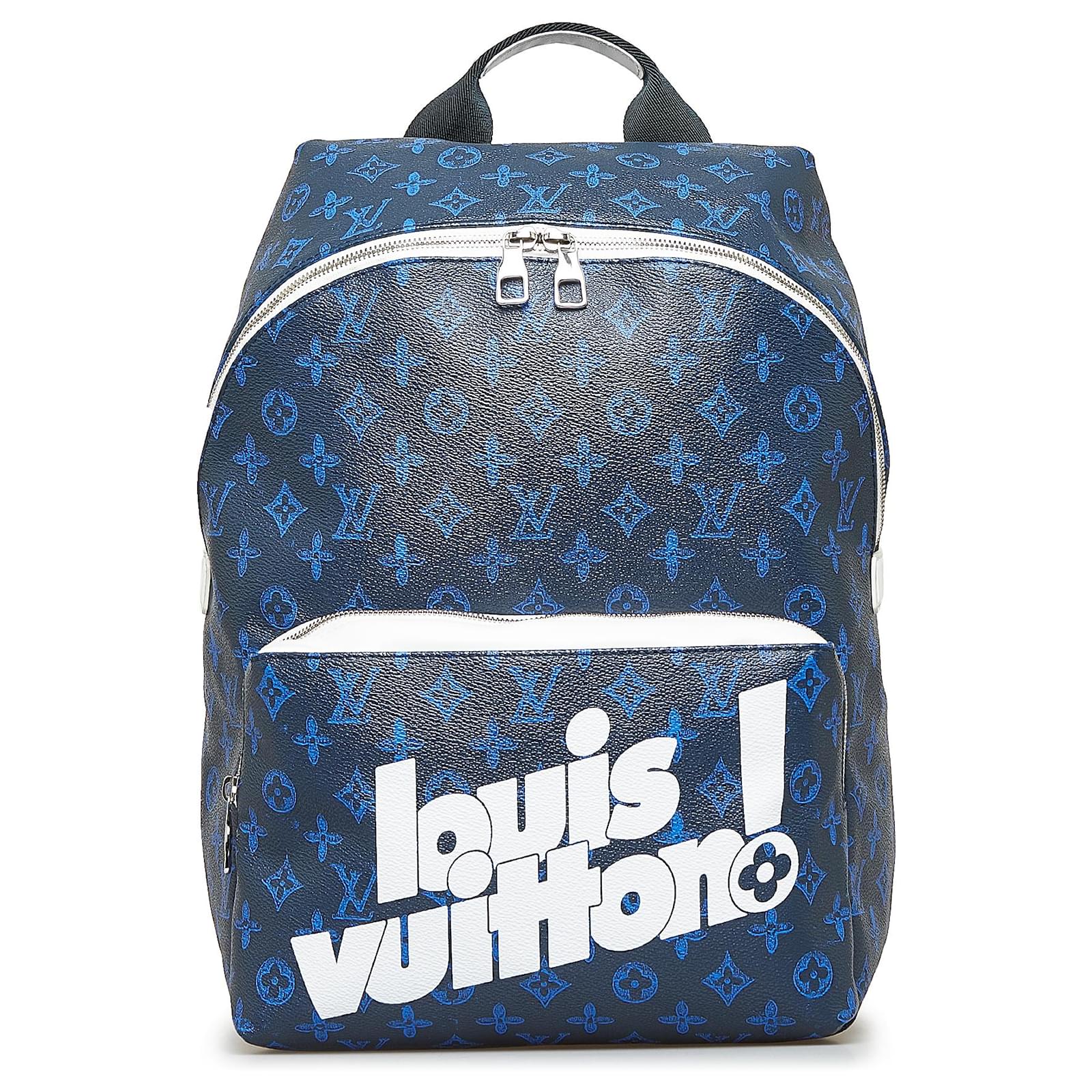 Louis Vuitton Blue Monogram Everyday Discovery Backpack PM Cloth ref.929102  - Joli Closet