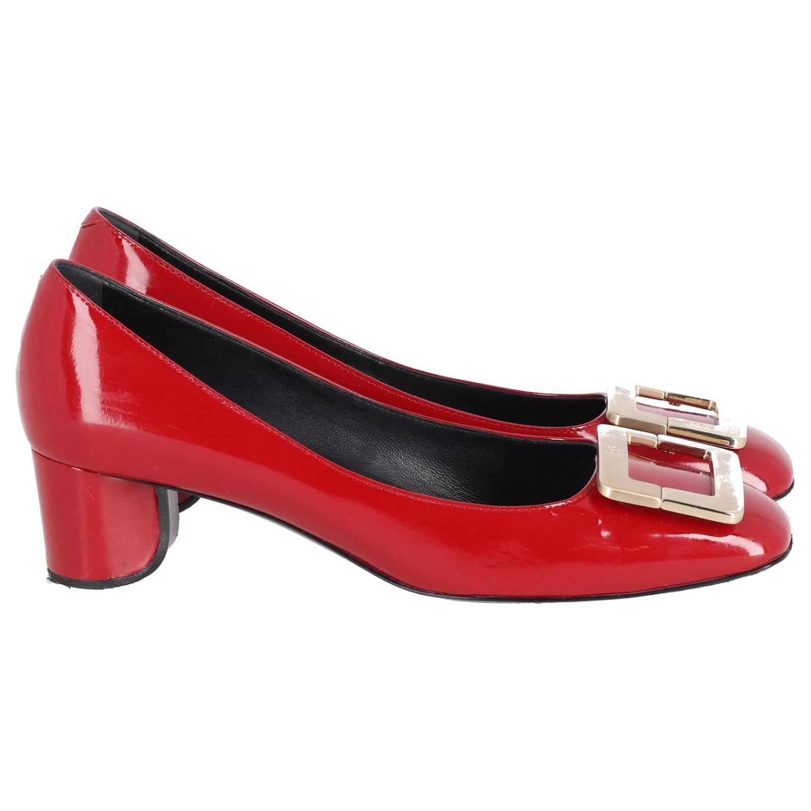 Elegante Schuhe Pumps Roter Absatz Rote Lack Rote Pumps Mit