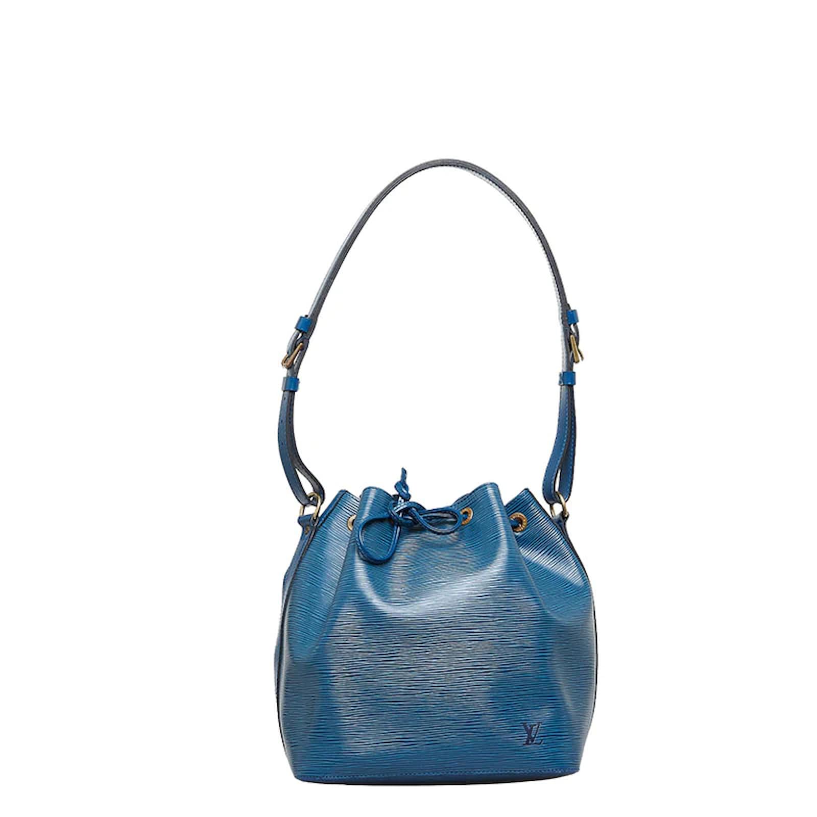 Vintage Louis Vuitton M44105 Toledo Blue Petite Noe Bucket Bag