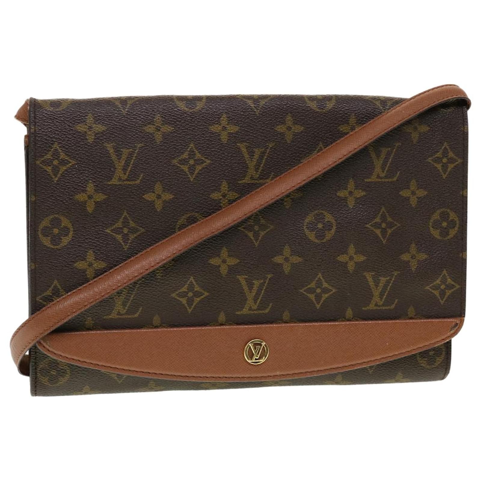 Auth Louis Vuitton Monogram Bordeaux M51797 Women's Shoulder Bag