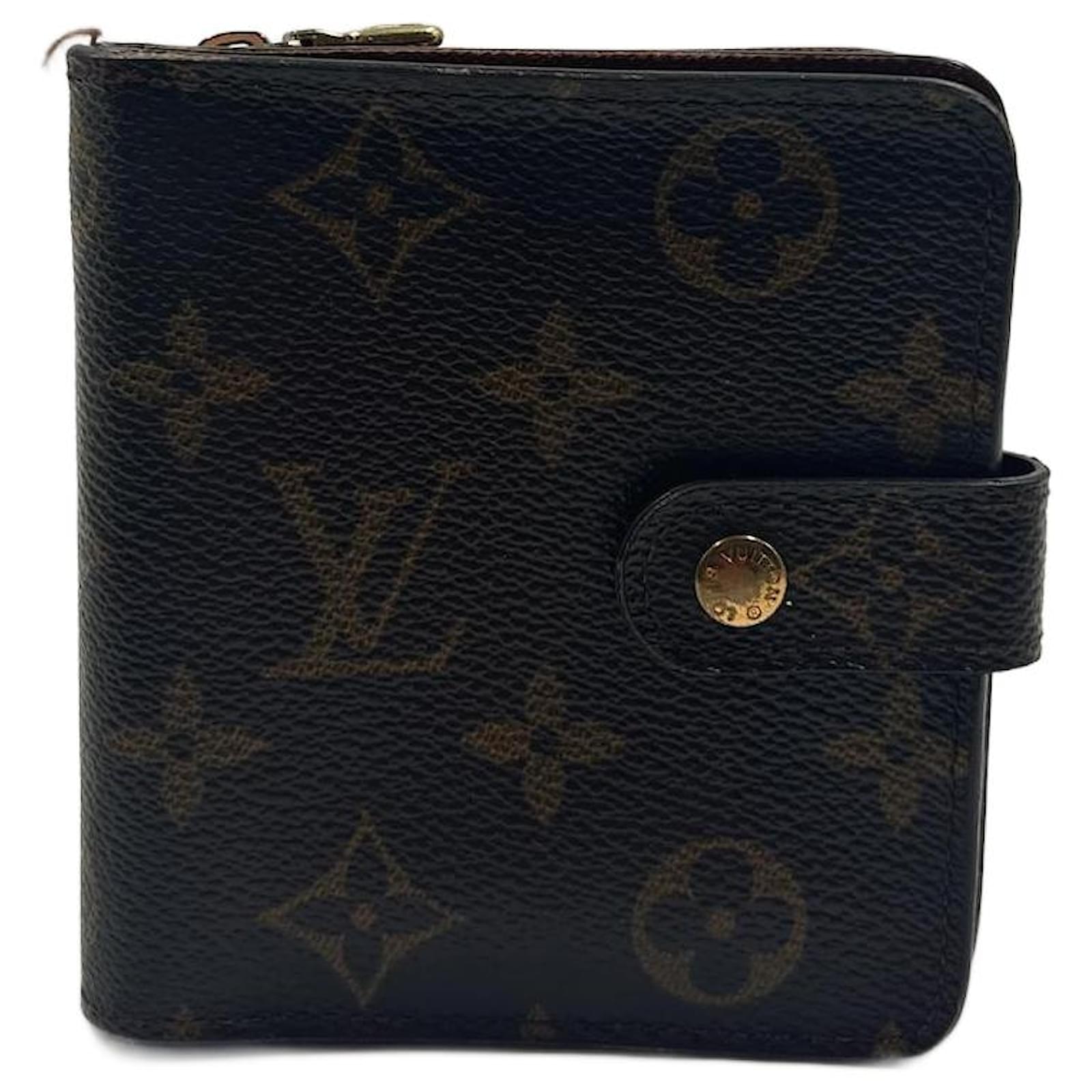 Brown Canvas Louis Vuitton Bifold Wallet Cloth ref.929425 - Joli Closet