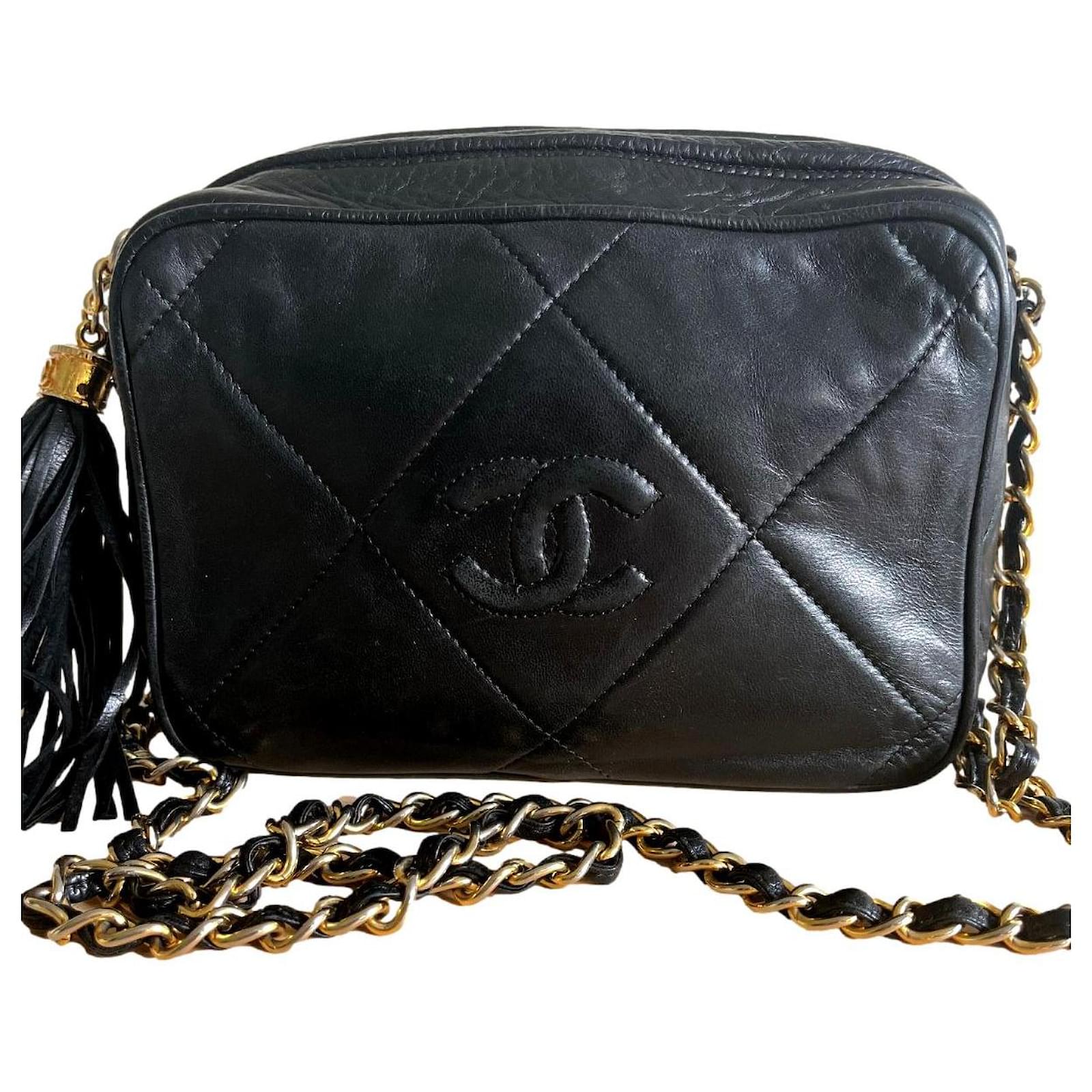 Chanel Camera Bag Black Leather ref.929478 Joli Closet