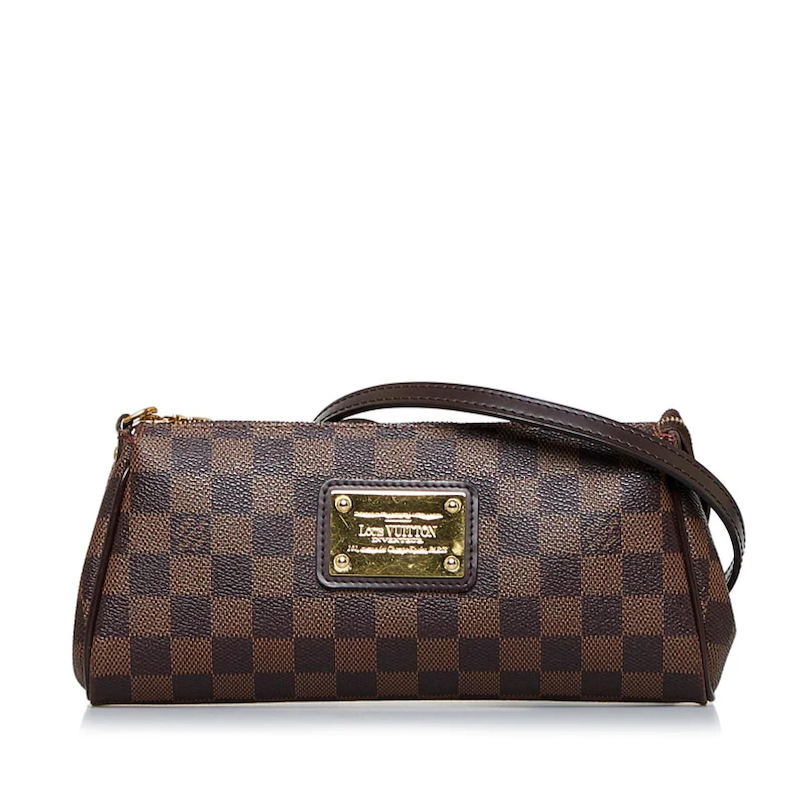 Louis Vuitton Monogram Eva Pochette N55213 Brown Cloth ref.929534
