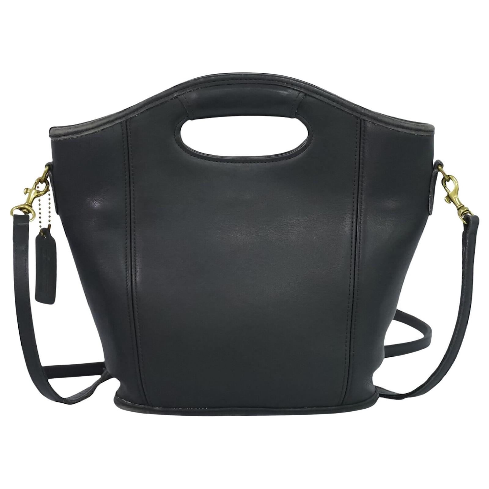 Coach Black Leather ref.930584 - Joli Closet