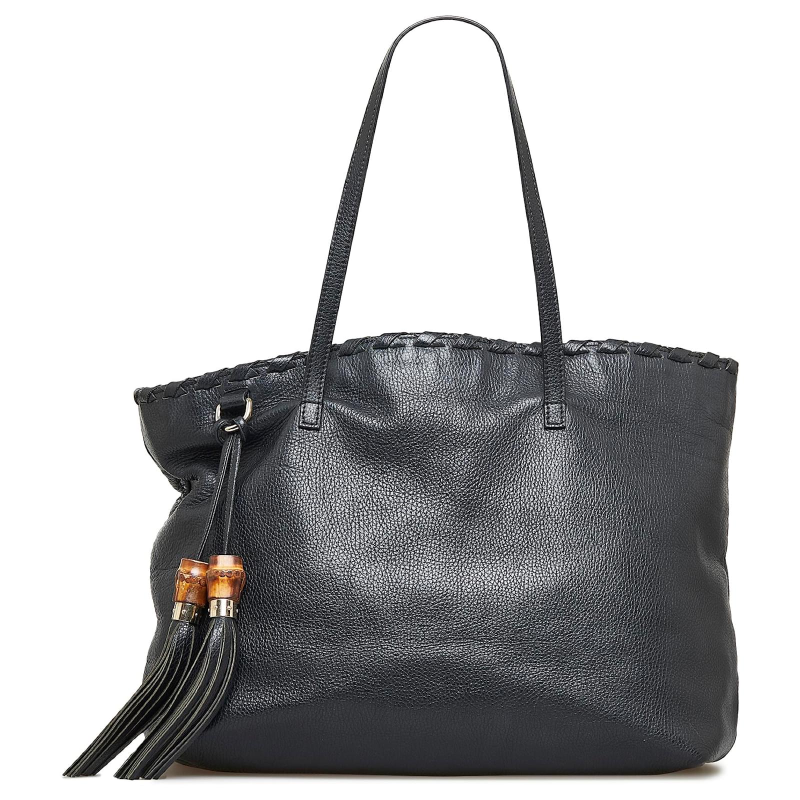 Sac à Main Noir Avec Pompons - Occasion - Style Bohème Et Décontracté