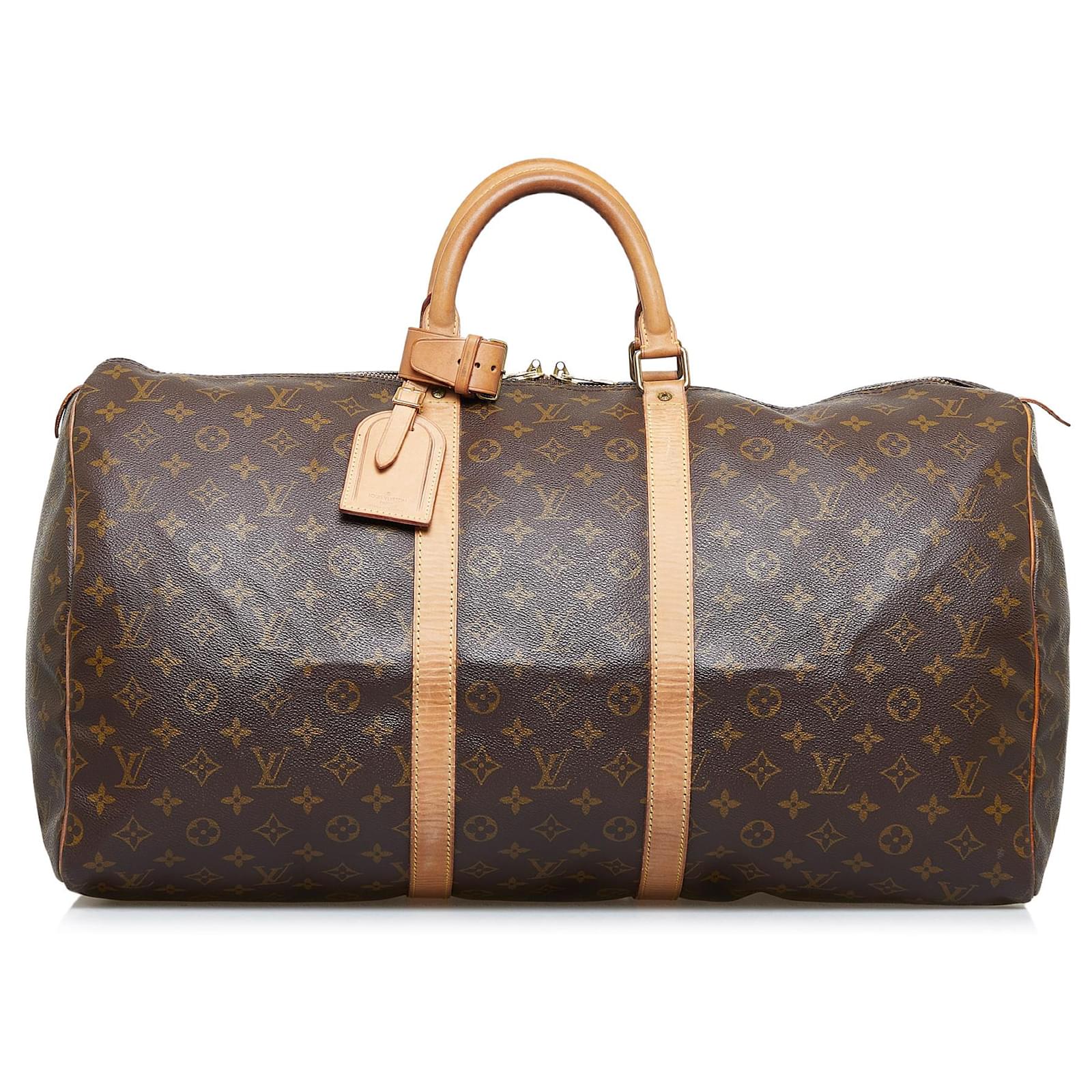 Louis Vuitton Monogram Keepall 60 Large Duffle Travel Bag M41412