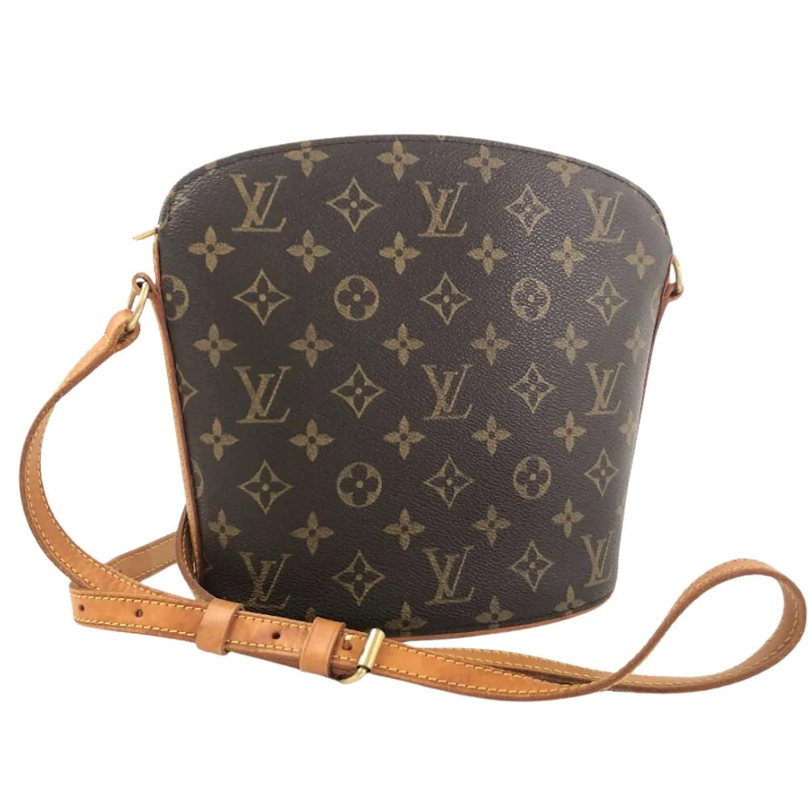 Louis Vuitton Monogram Drouot M51290 Brown Cloth ref.972712 - Joli Closet