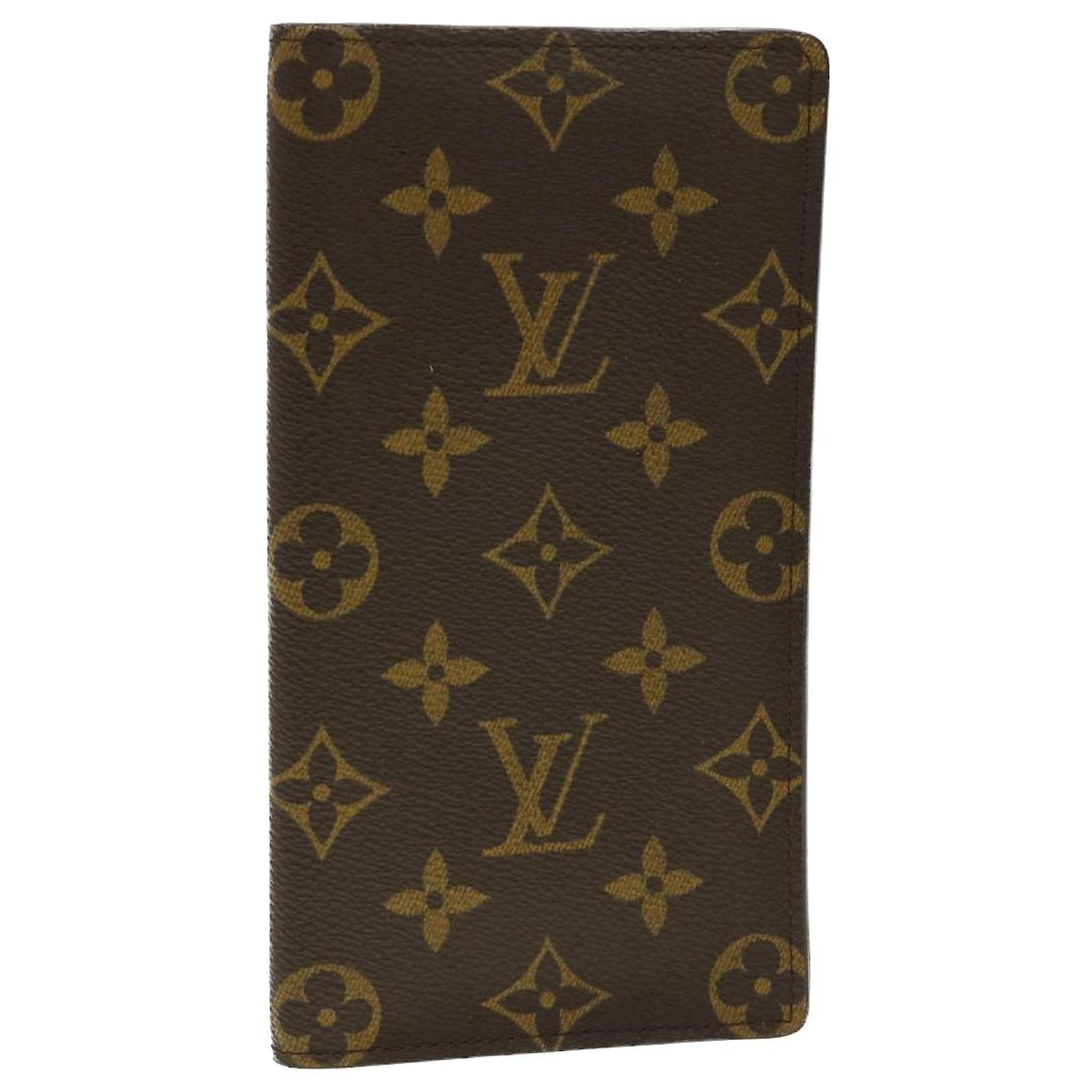 Louis Vuitton Monogram LV Long Wallet Porte Valeurs Cartes Credit Yen