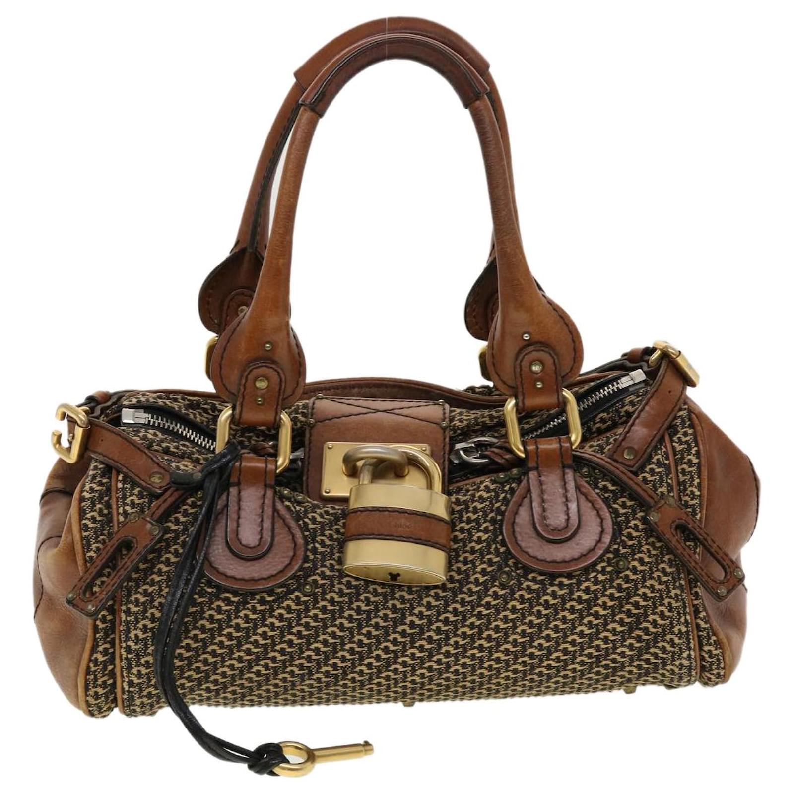Chloé Paddington Bag brown CHLOÉ Hobo Paddington Brown Leather Shoulder Bag | eBay