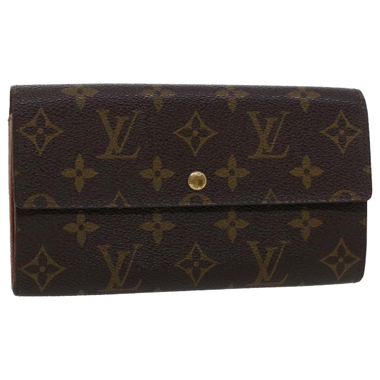 LOUIS VUITTON Monogram Portefeuille Sarah Long Wallet M60531 LV Auth 40917