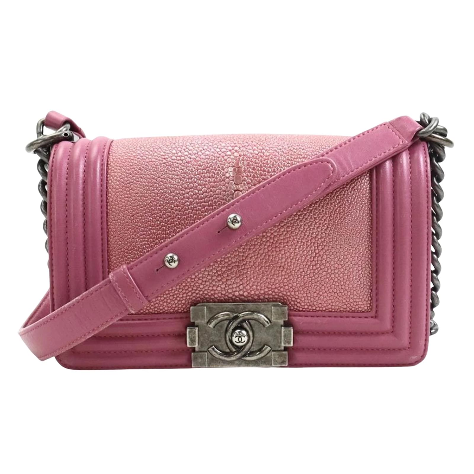 Sac chanel outlet boy rose