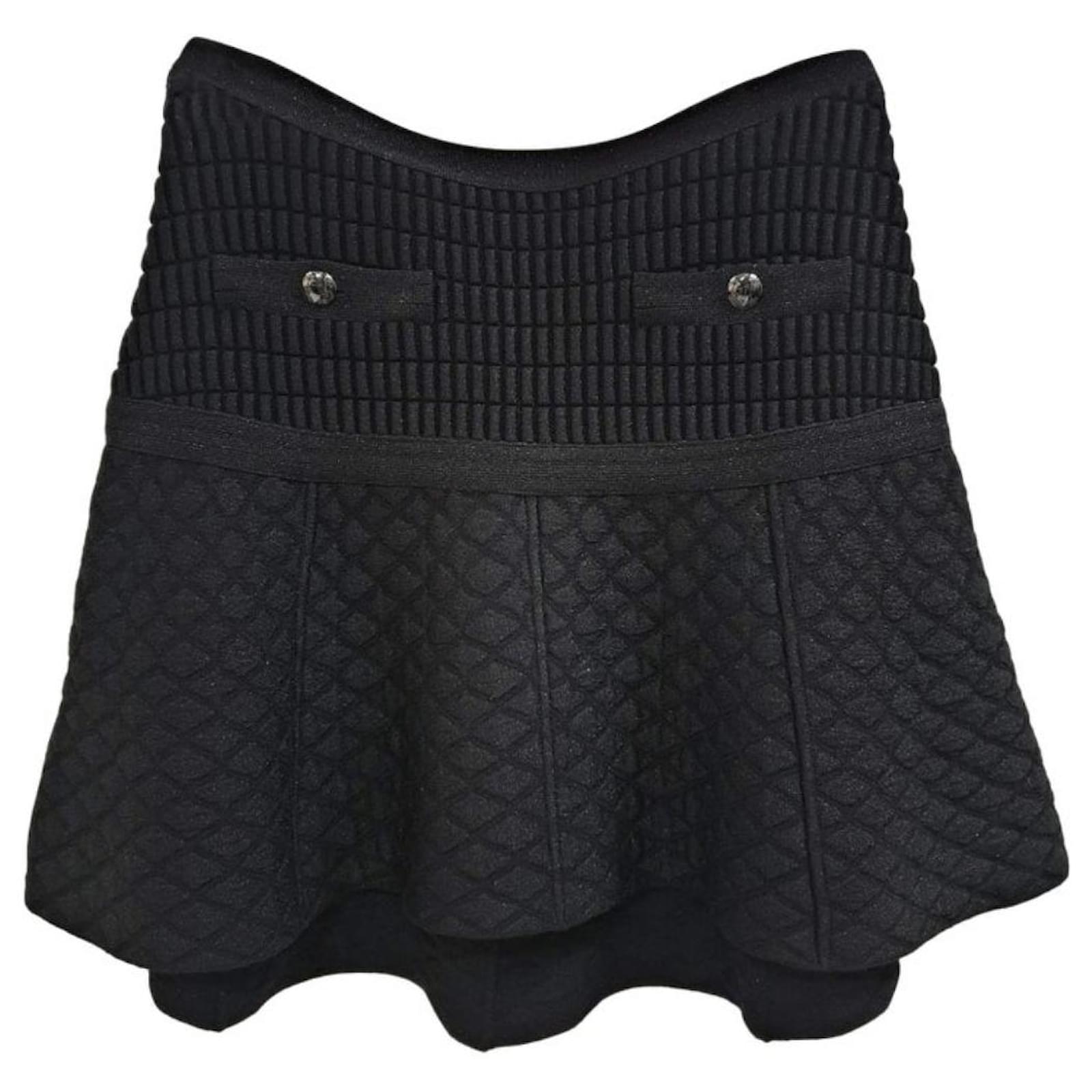 Gonna chanel nera clearance