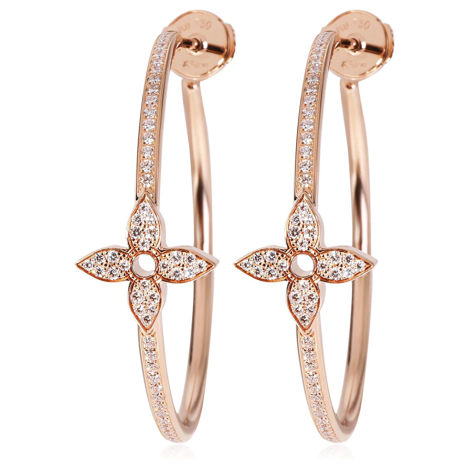Idylle blossom pink gold earrings Louis Vuitton Pink in Pink gold