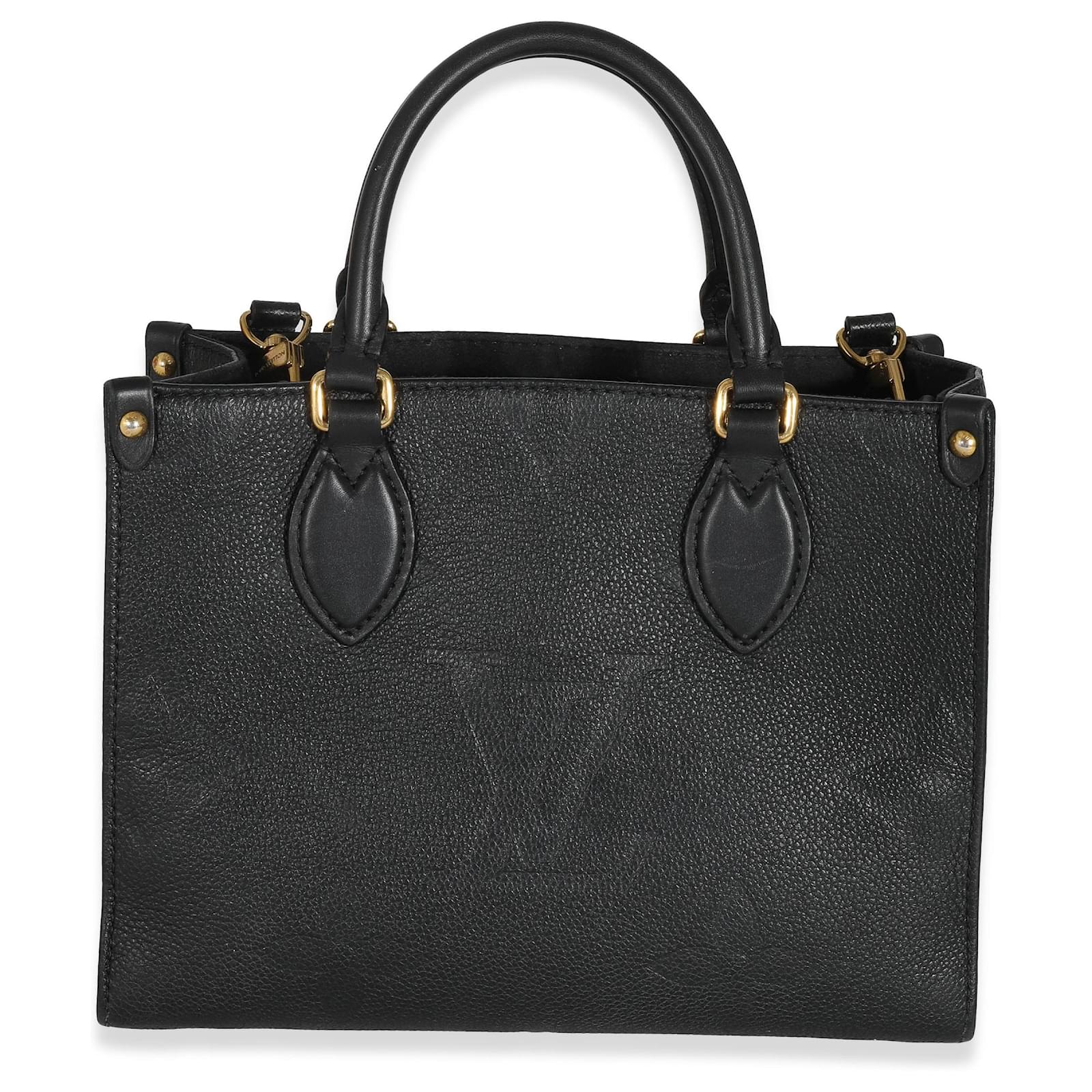Louis Vuitton Black Empreinte Onthego PM Leather ref.933204 - Joli