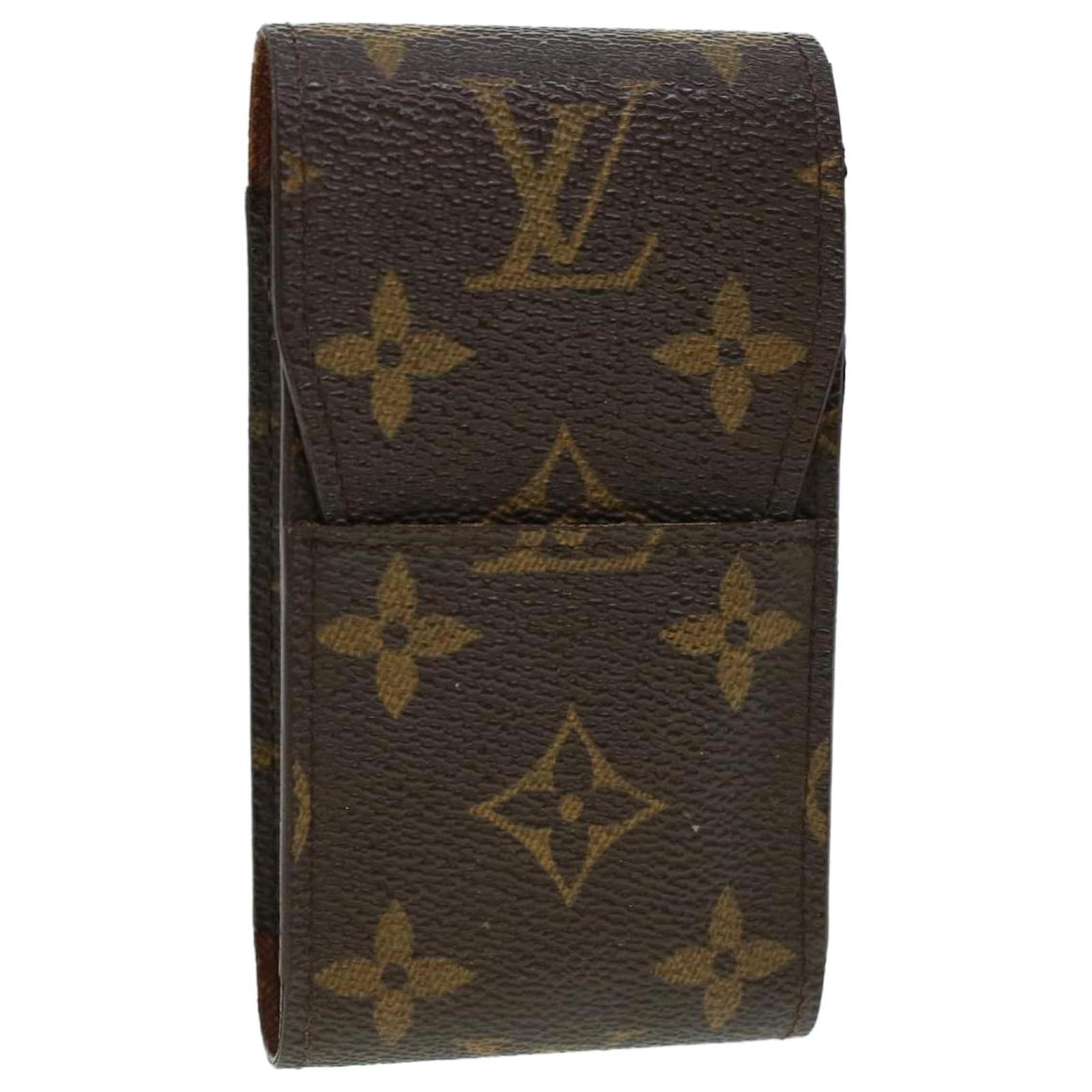 Louis Vuitton Étui à cigarettes Brown Cloth ref.933783 - Joli Closet