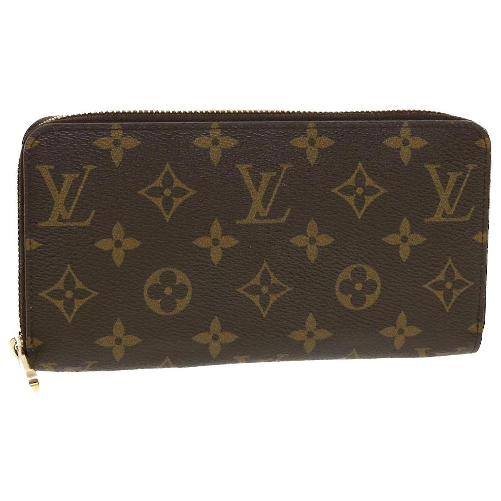 LOUIS VUITTON purse M60017 Zippy wallet Monogram canvas Brown