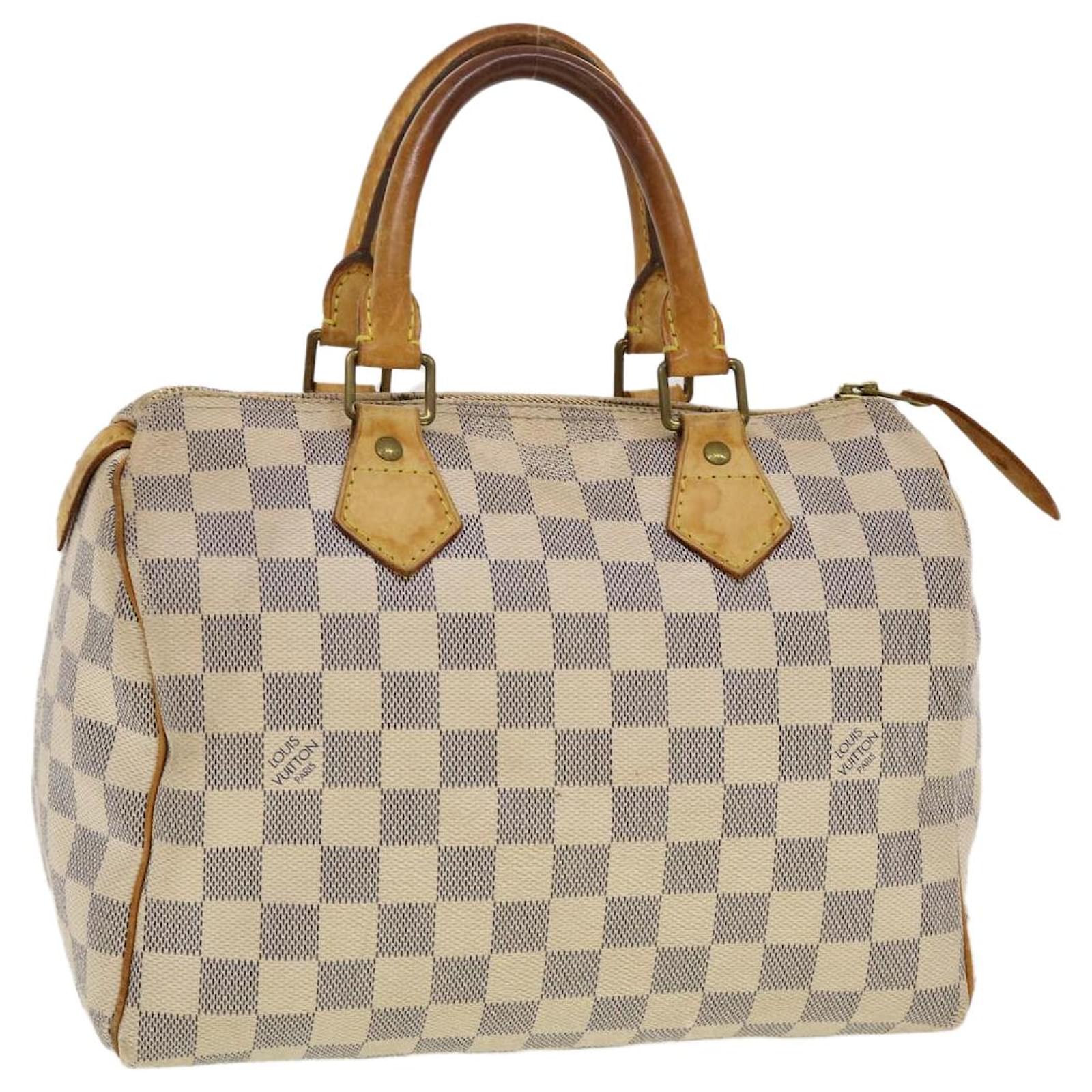 Louis Vuitton Damier Azur Speedy 25 Hand Bag N41534 LV Auth 42424