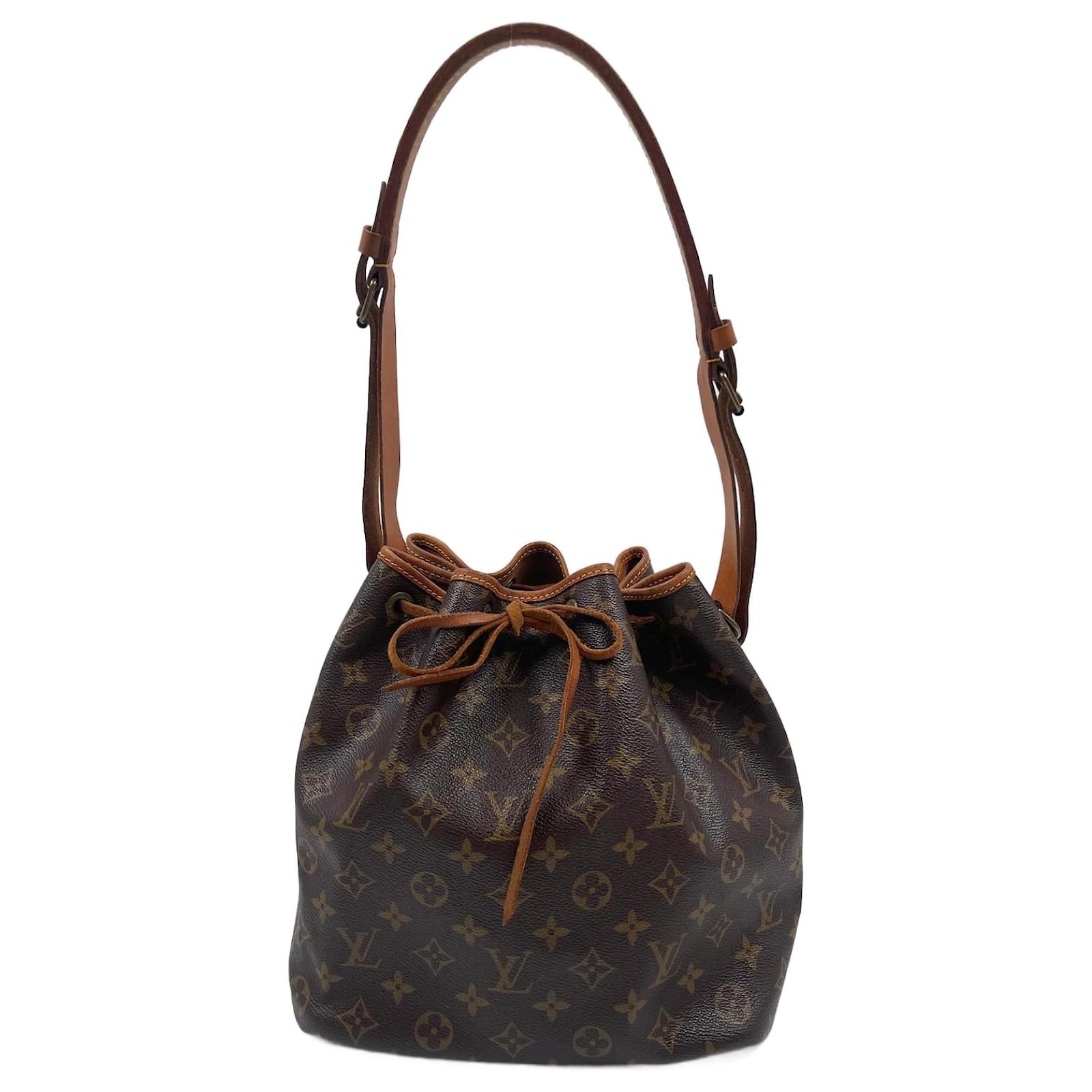 Louis Vuitton Brown Monogram Coated Canvas and Vachetta Leather