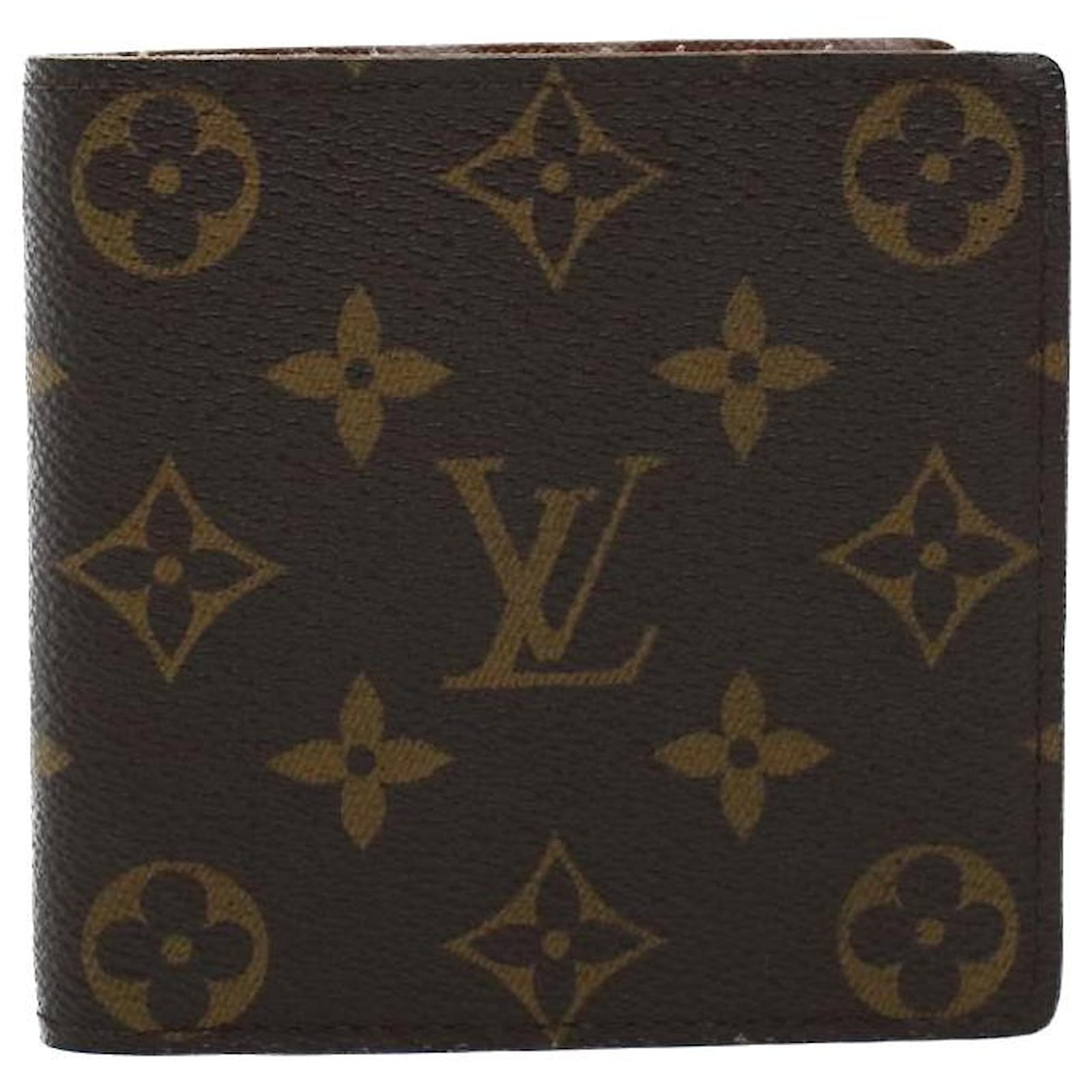 Louis Vuitton Portefeuille marco Brown Cloth ref.934841 - Joli Closet