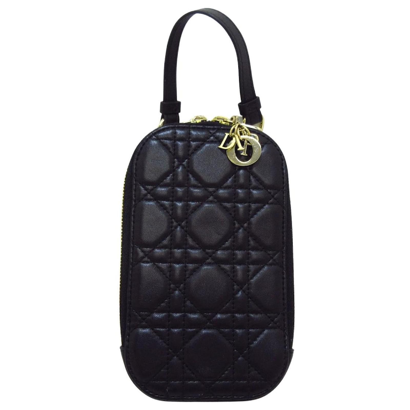 Dior Lady Dior Black Leather ref.934912 - Joli Closet