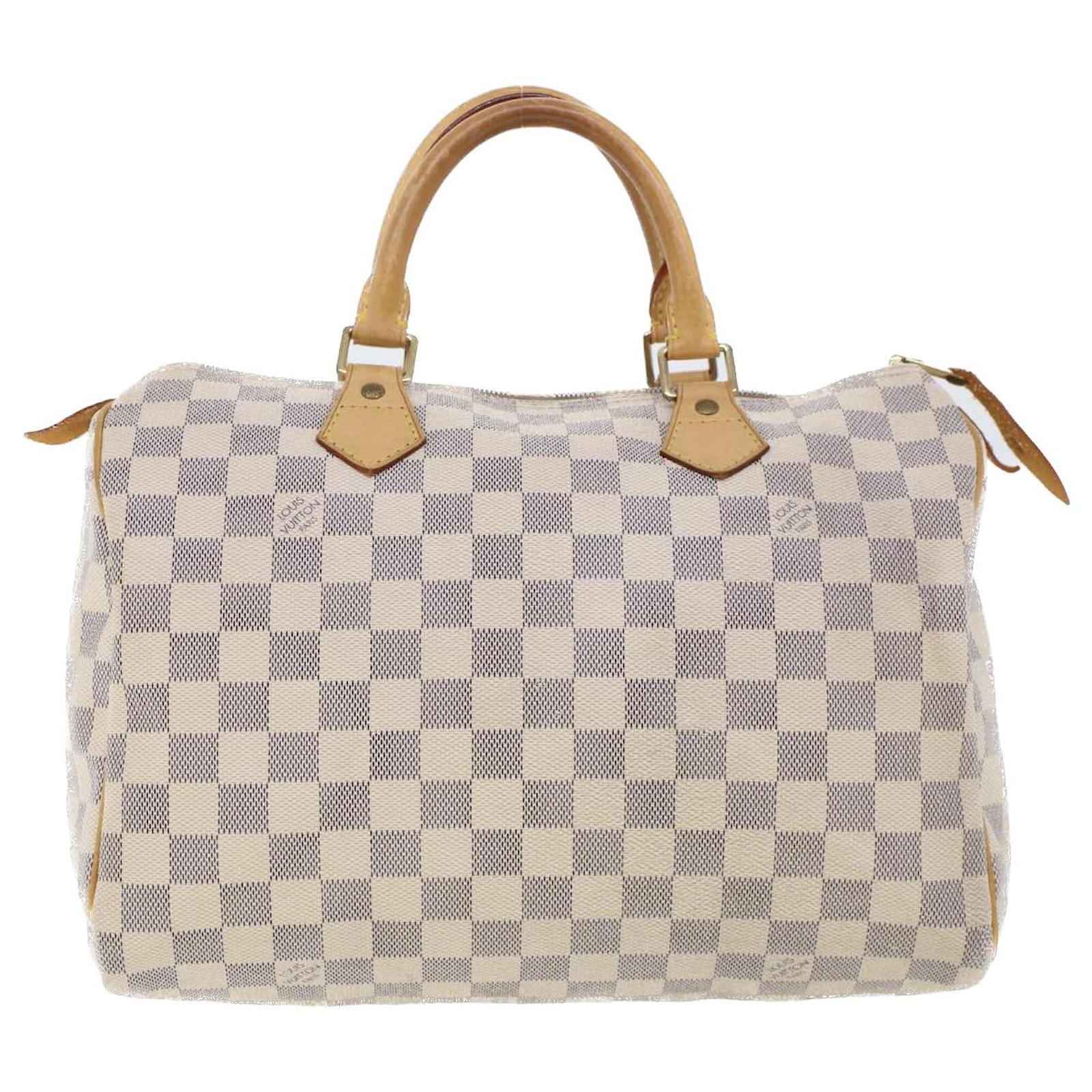 Louis Vuitton Louis Vuitton Speedy 30 White Damier Azur Canvas City