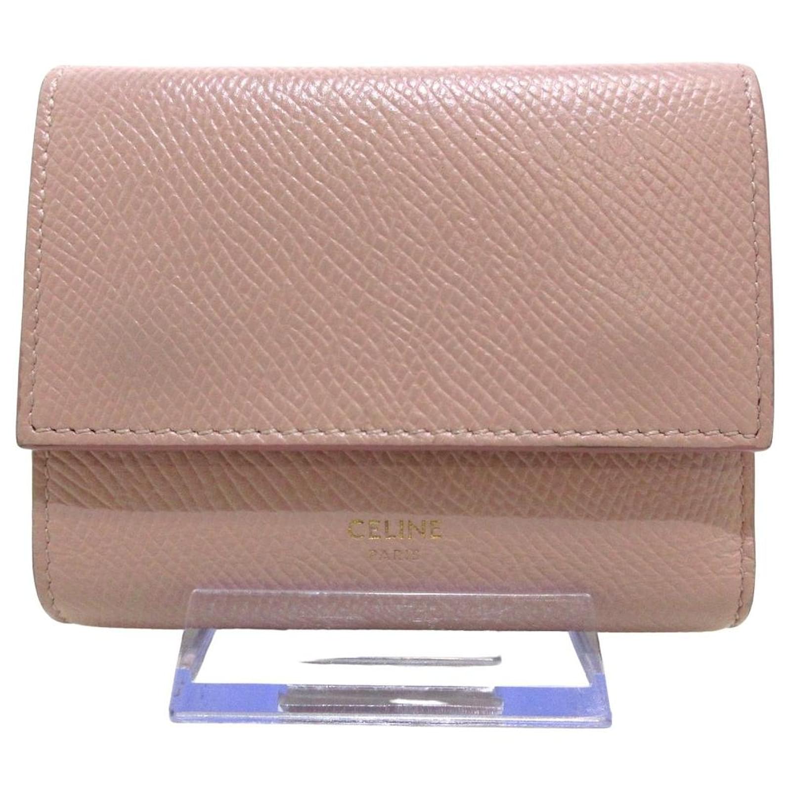 Celine Tri-Color Leather Wallet