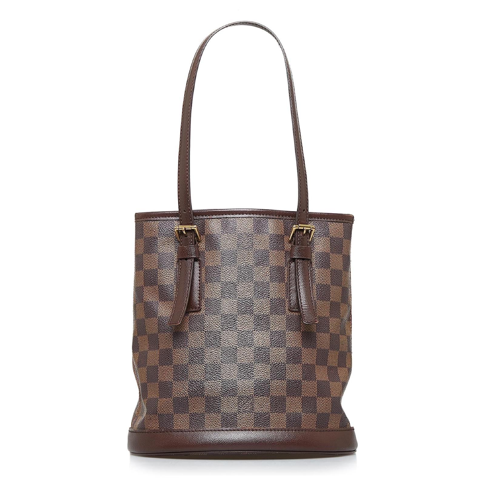 Louis Vuitton Trevi GM Shoulder Bag - Damier Ebene Brown Cloth ref