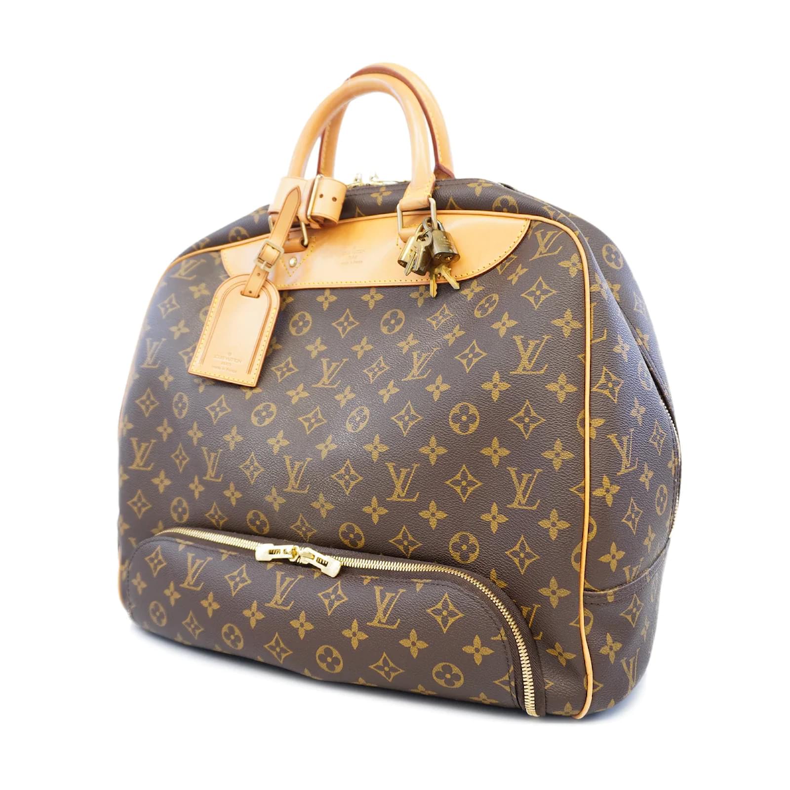 Louis Vuitton Monogram Evasion Bag M41443 Brown Cloth ref.935642 - Joli  Closet