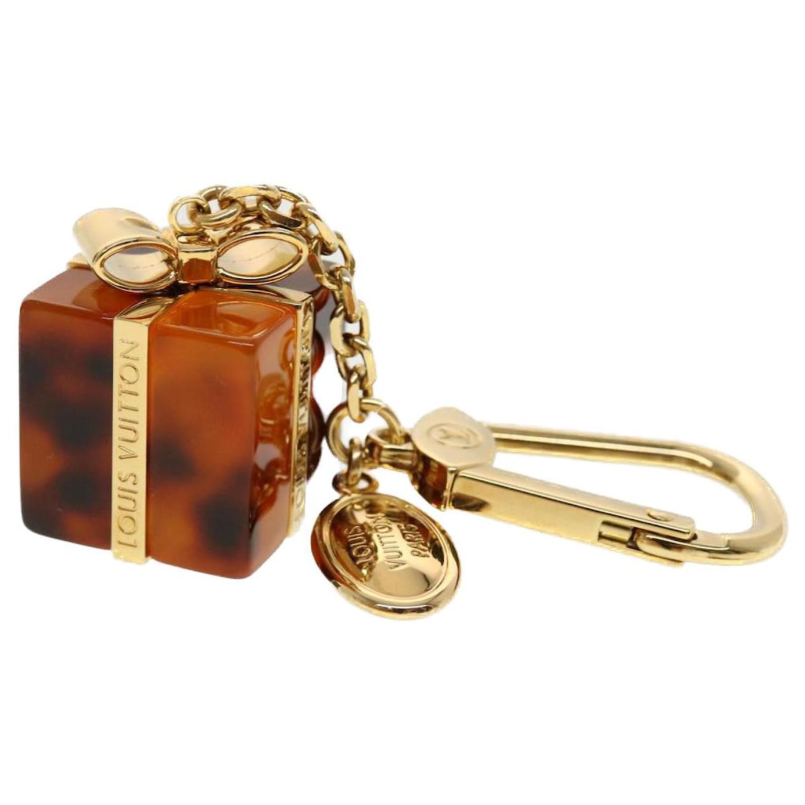 LOUIS VUITTON Key ring holder chain Bag charm AUTH Bijoux sack