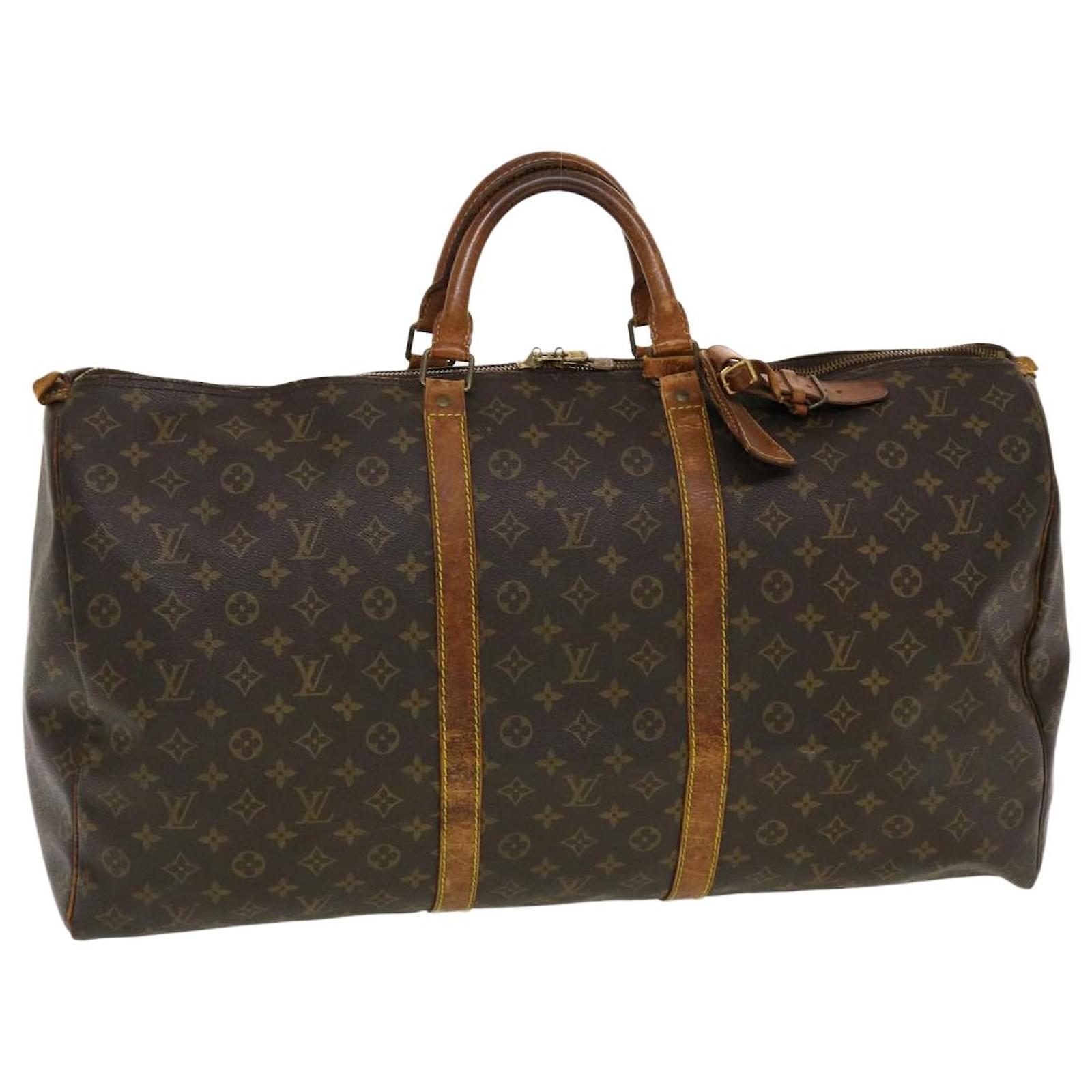 Louis Vuitton Monogram Keepall 60 Boston Bag M41422 LV Auth fm2371 Cloth  ref.935784 - Joli Closet