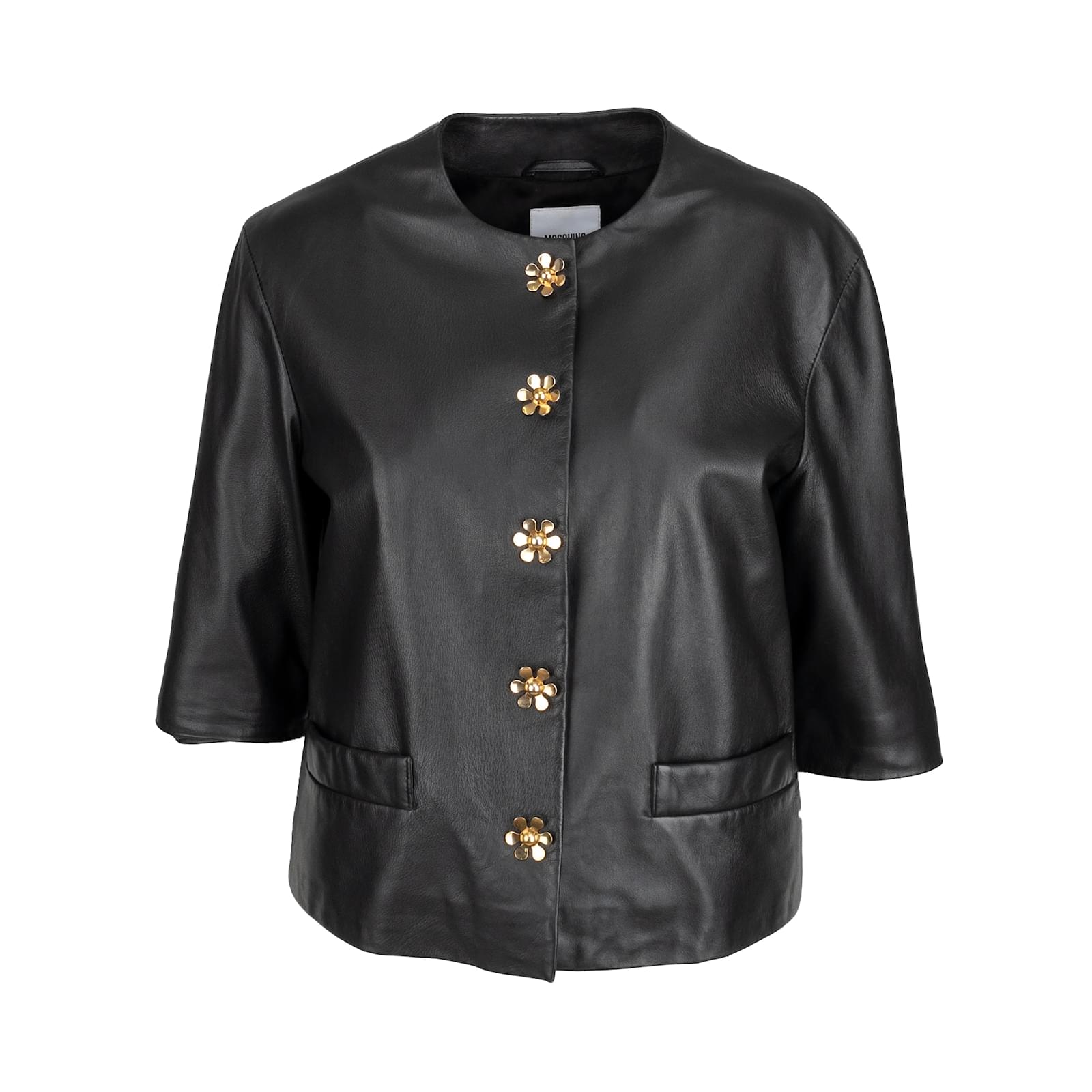Moschino Cheap and Chic Leather Jacket Black ref.935839