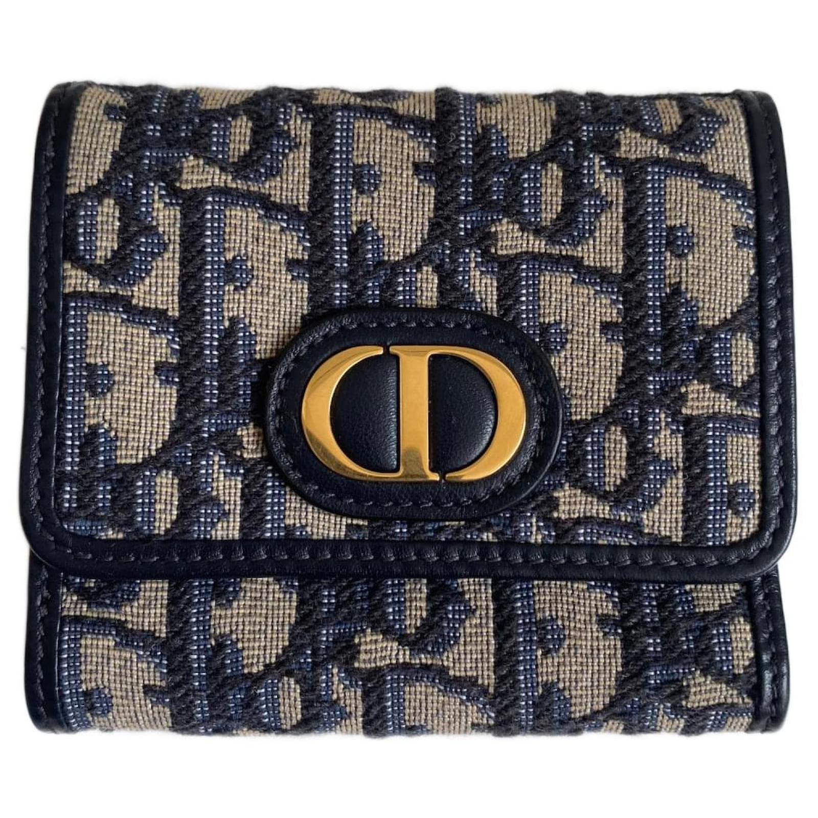 Dior Bags | New with Tags Dior 30 Montaigne Phone Holder Bag in Blue Oblique Jacquard | Color: Blue/Tan | Size: Os | Bybristolbay's Closet
