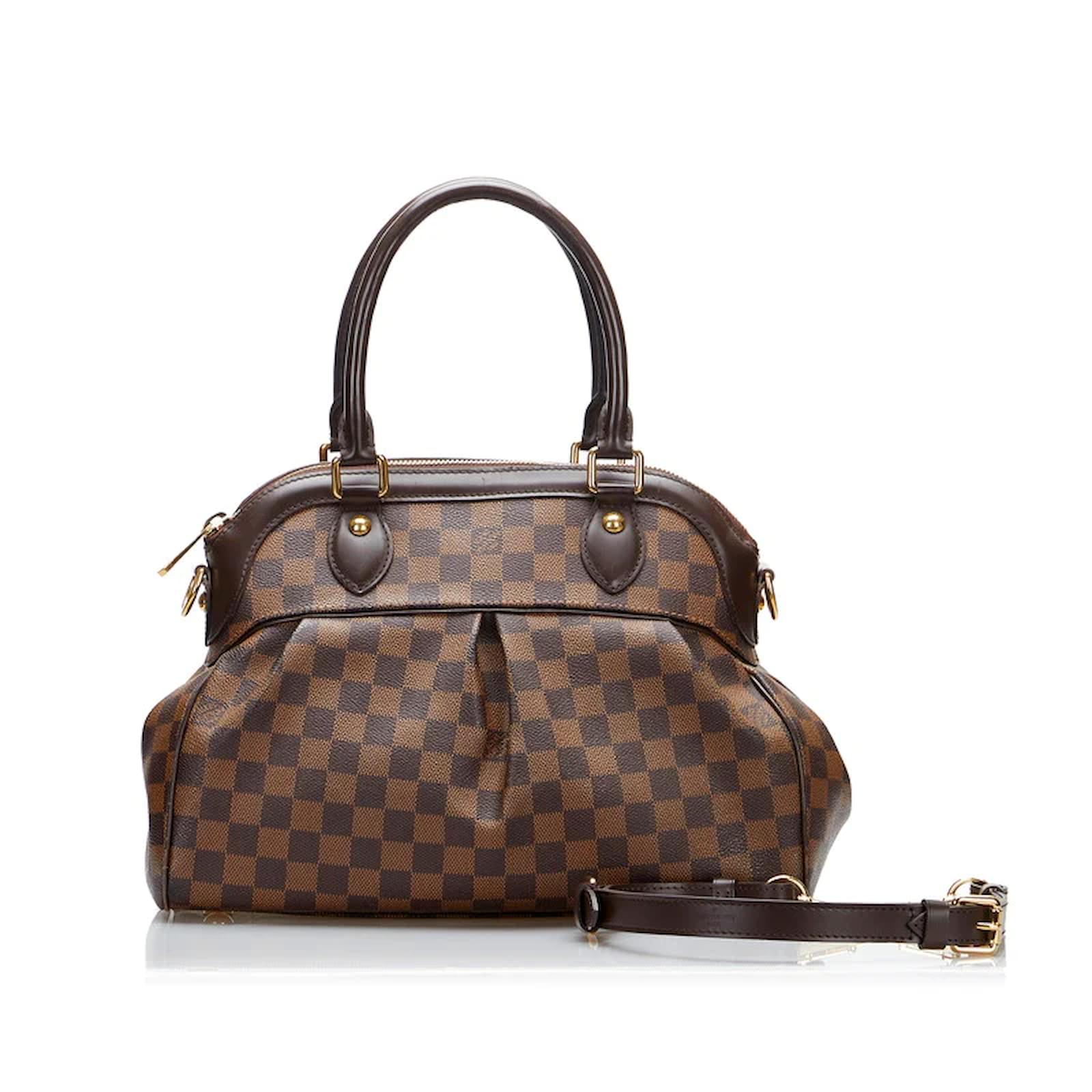 Louis Vuitton Damier Ebene Trevi PM N51997 Brown Cloth ref.936068