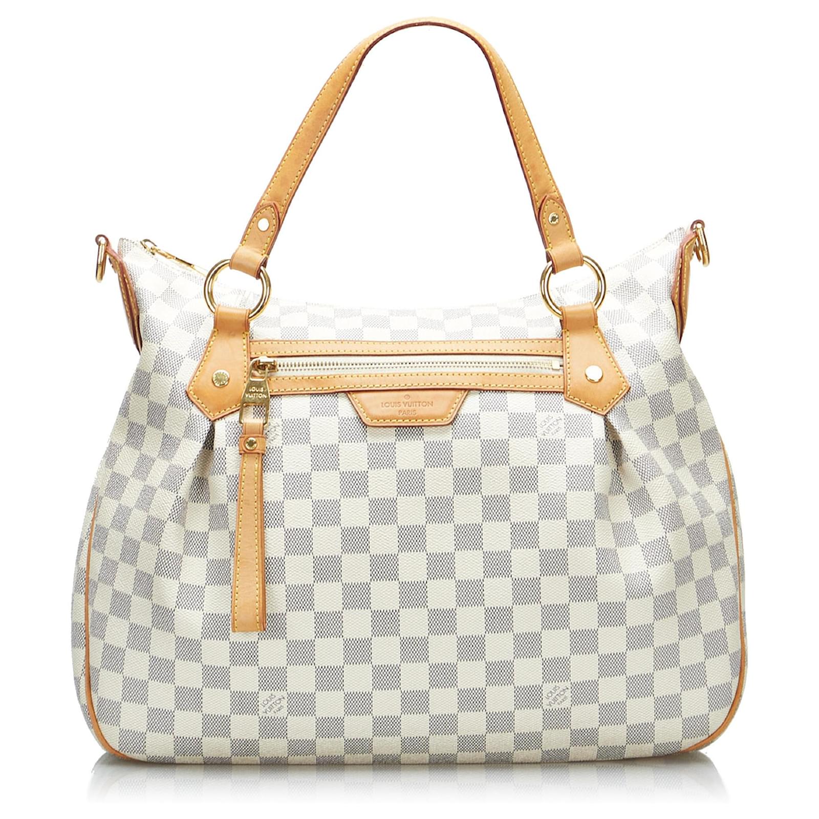 Louis Vuitton Damier Azur Canvas Evora MM Bag Louis Vuitton