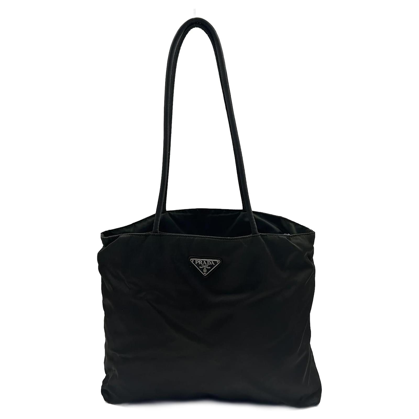 Prada Tessuto City Nylon Tote Bag in Black