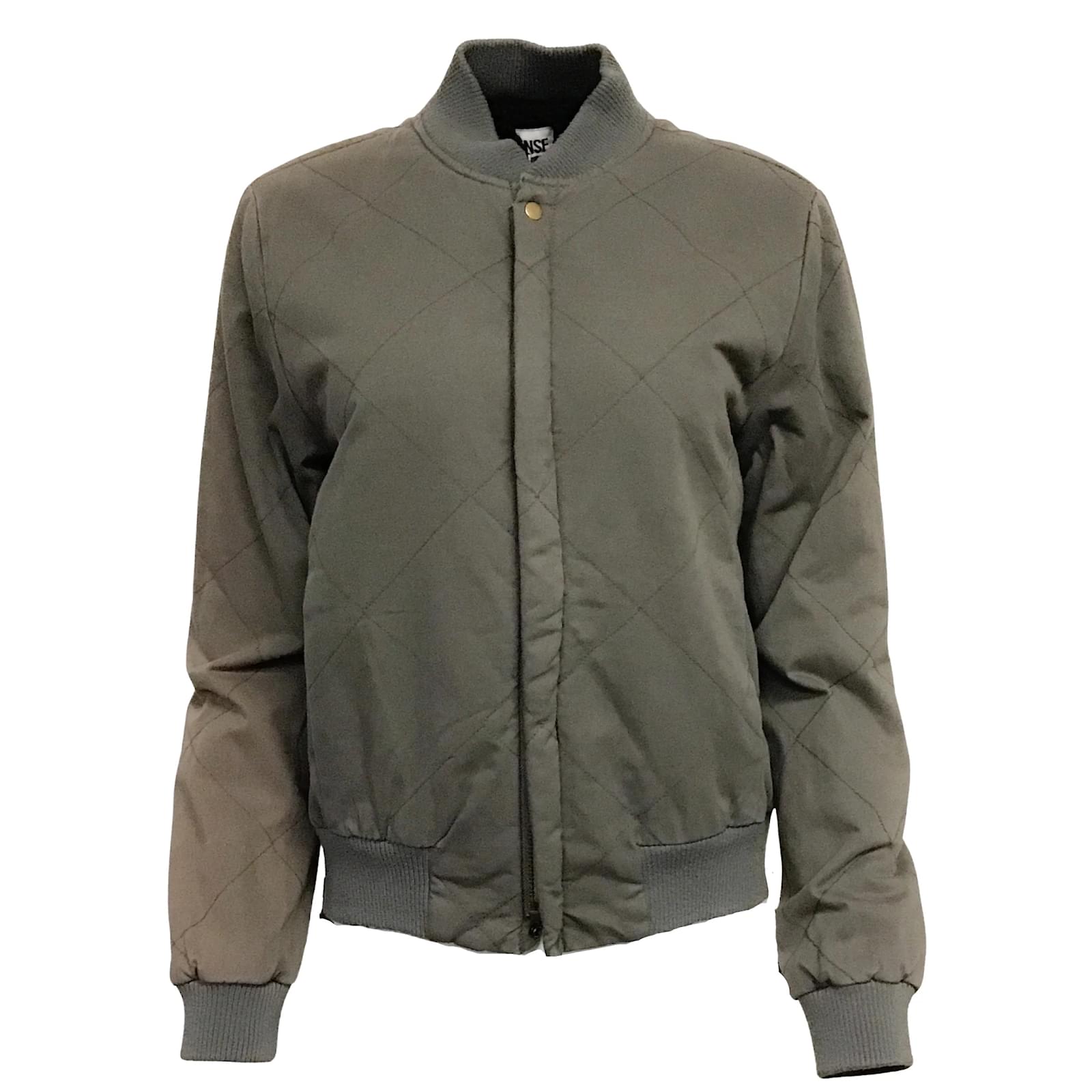 NSF Charcoal Neil Zip Bomber Jacket