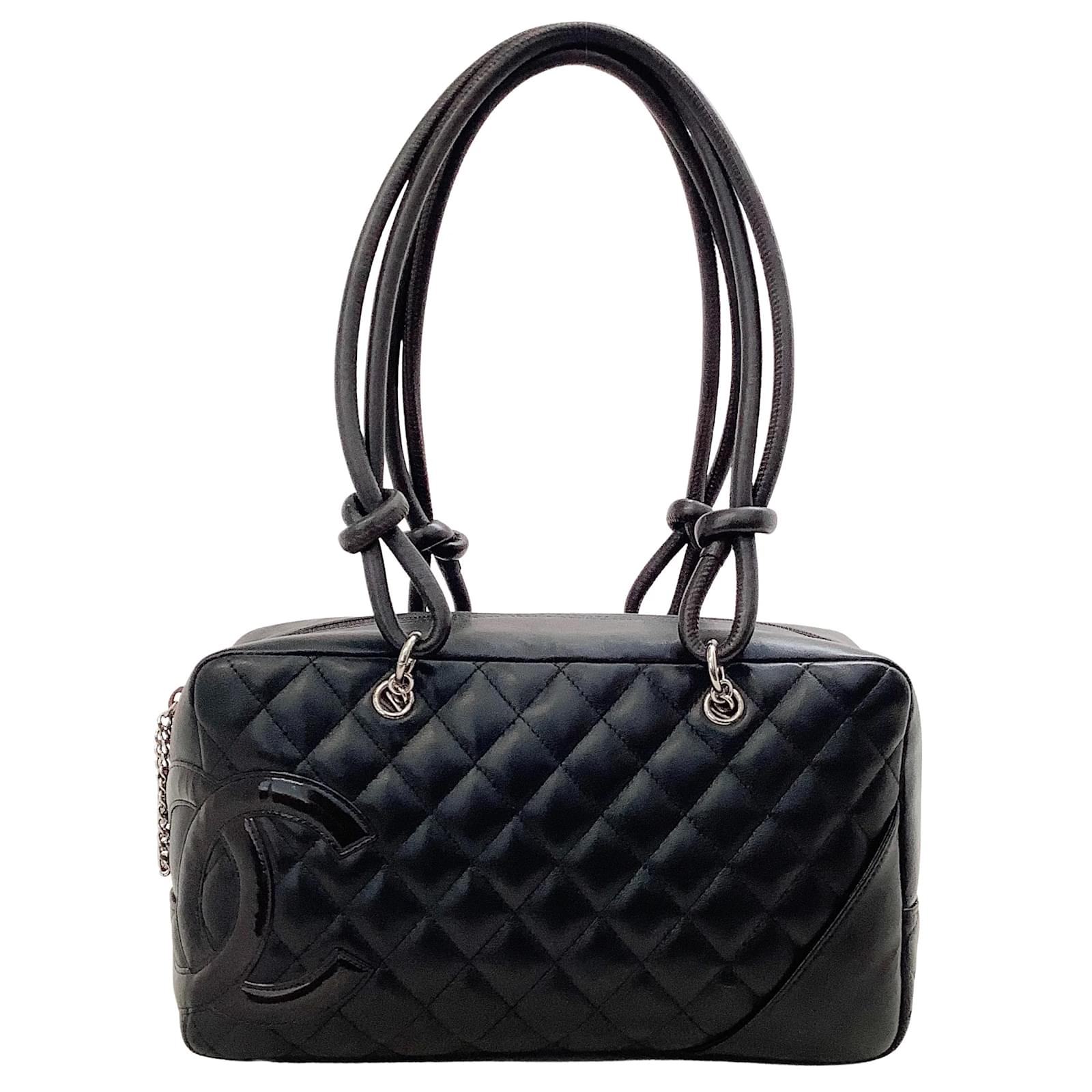 Chanel Quilted Leather Cambon Tote Shoulder Bag