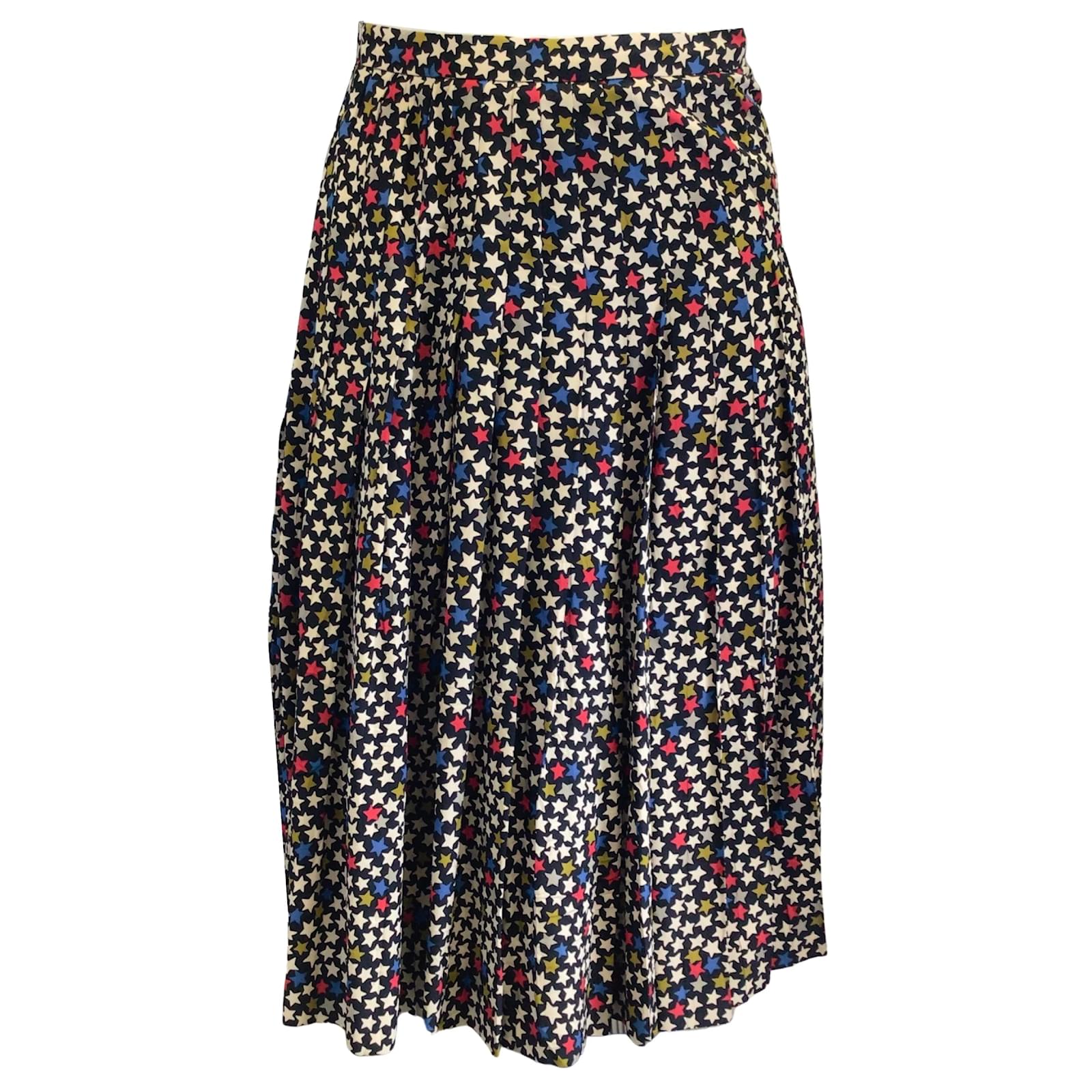 Valentino Garavani Valentino Boutique Vintage Black Multi Pleated