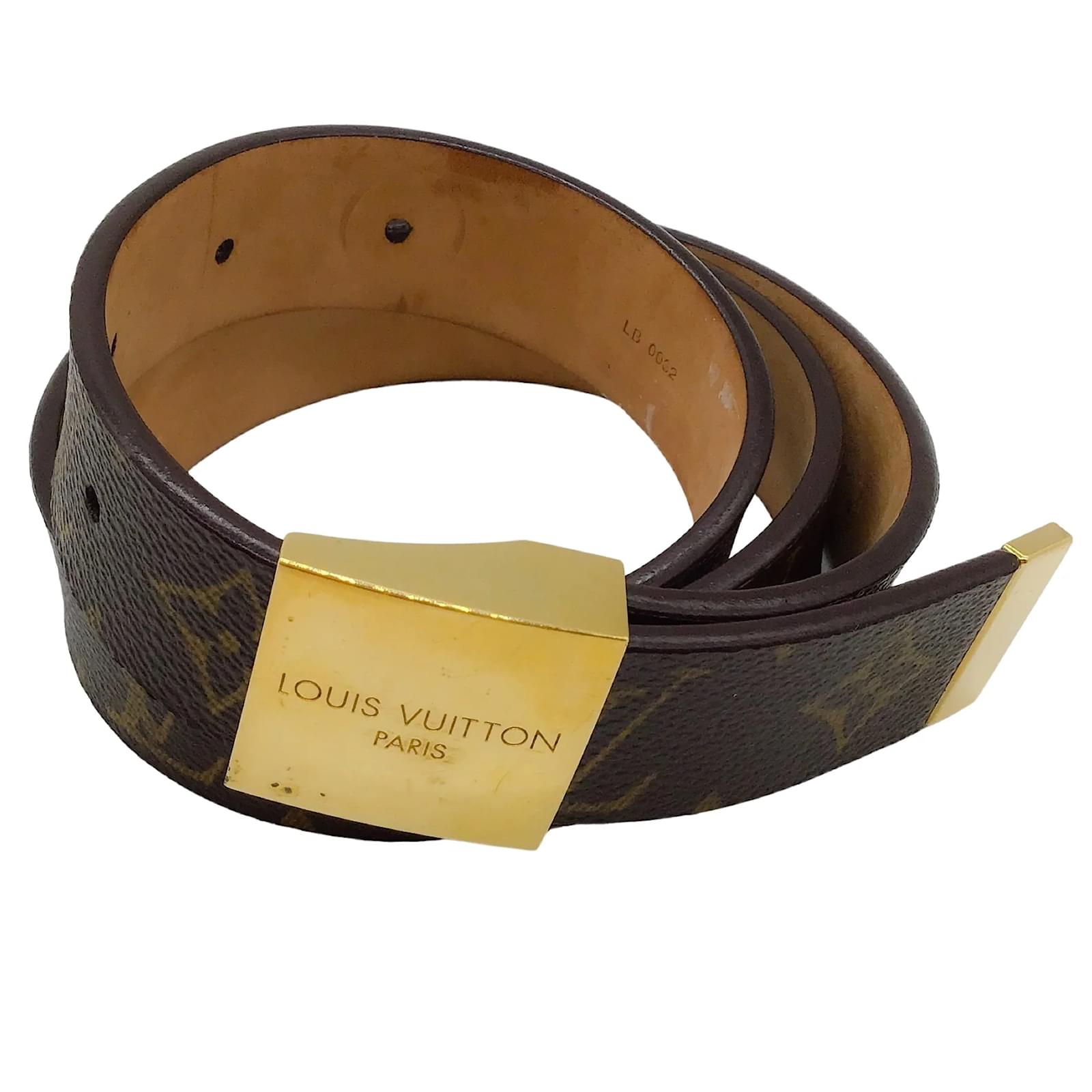 Louis Vuitton Monogram Cintura Marrone in Pelle