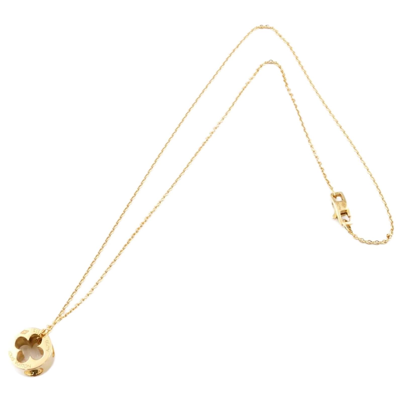 Louis Vuitton Empreinte gold necklace