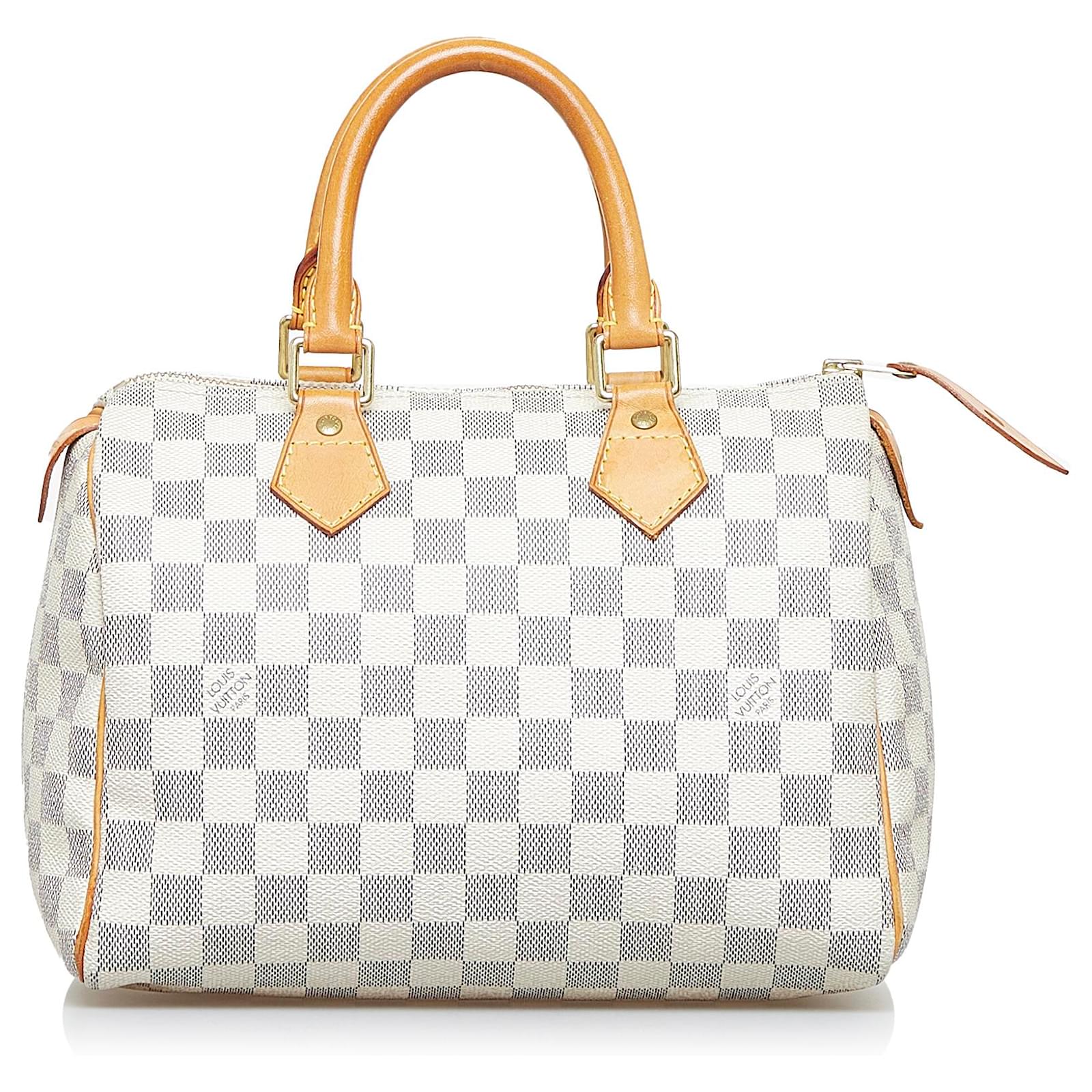 Louis Vuitton White Damier Azur Speedy 25