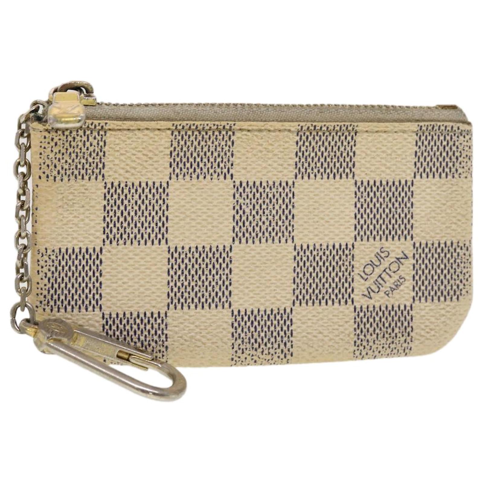 white checkered lv purse