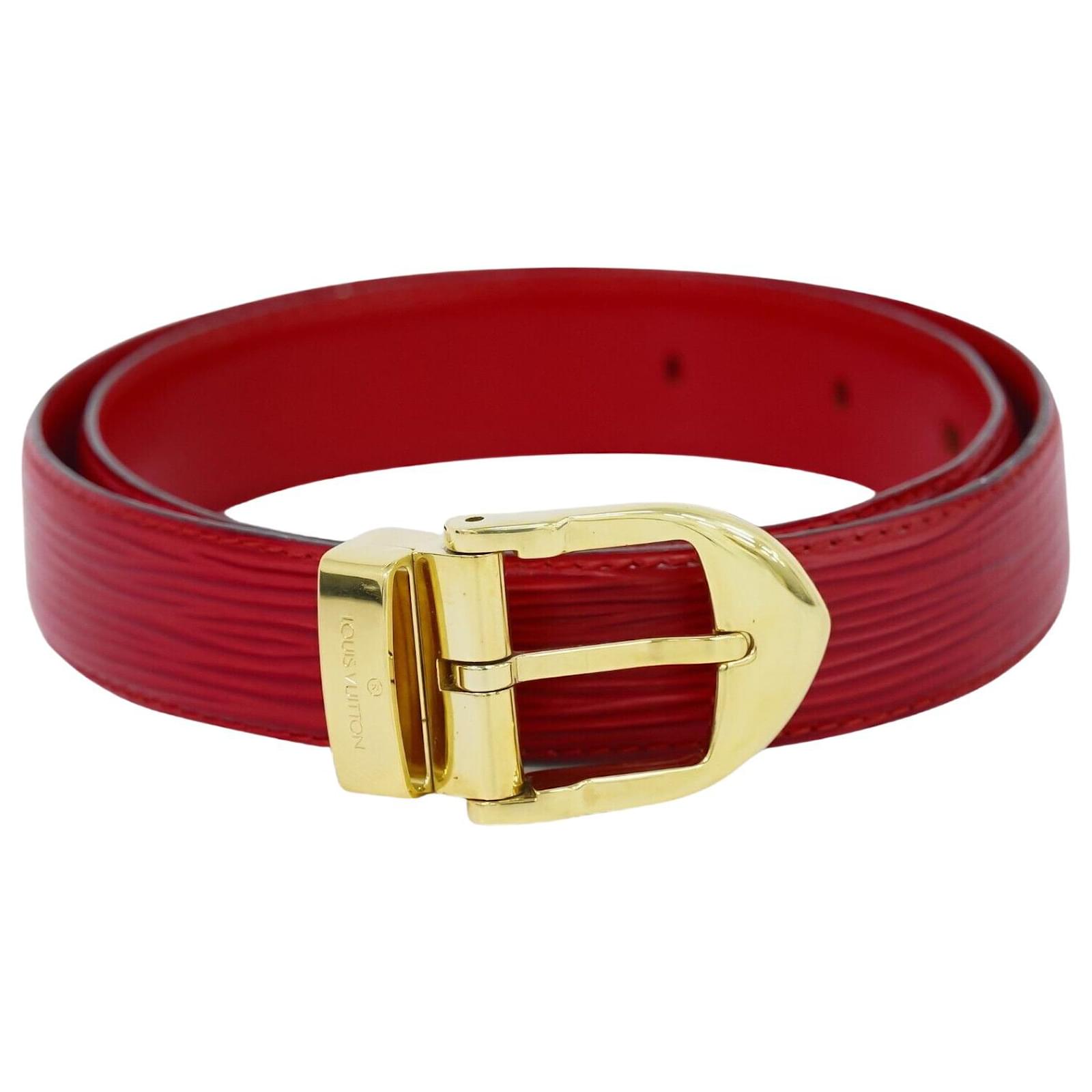 Initiales leather belt Louis Vuitton Multicolour size 90 cm in