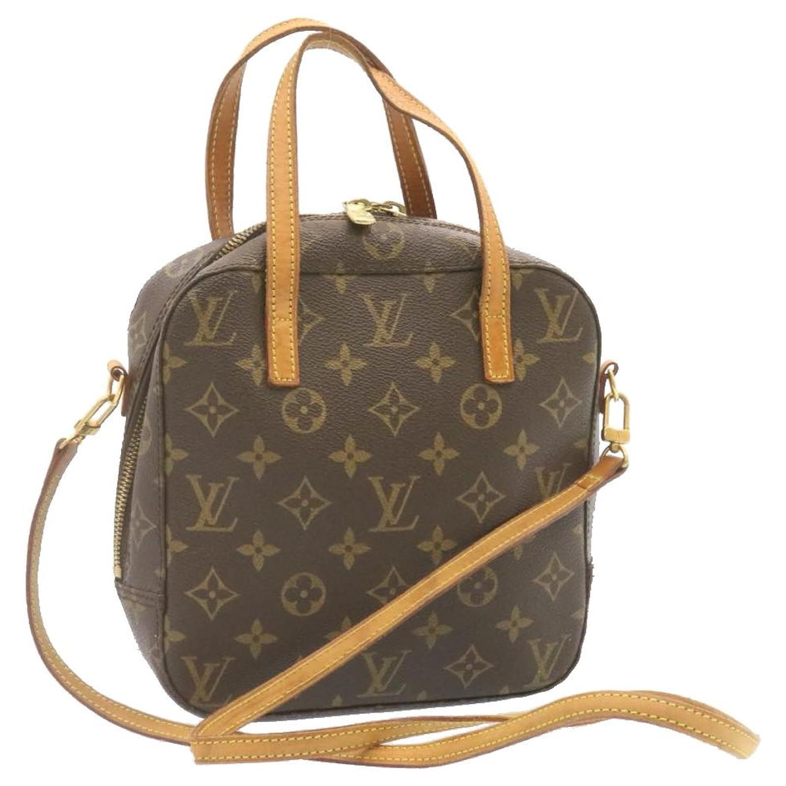 Louis Vuitton Monogram Spontini 2Way Shoulder Bag Hand Bag LV Auth ai614  Cloth ref.942199 - Joli Closet